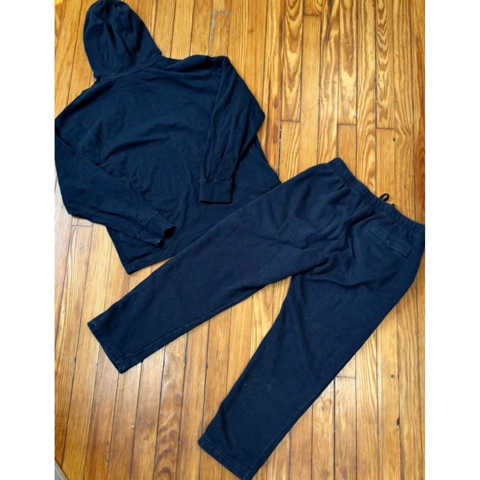 Nike Nike Sportswear Fleece Hoodie & Pants Joggers Set L Mens Black Size US L / EU 52-54 / 3 - 2 Thumbnail