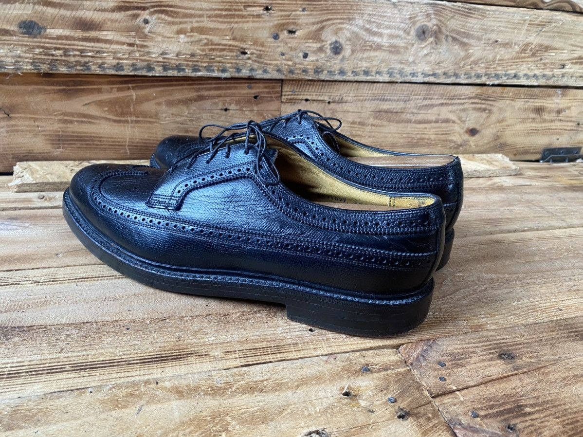 Vintage Vintage royal imperial florsheim black wingtip oxford sz 11C Size US 11 / EU 44 - 8 Thumbnail