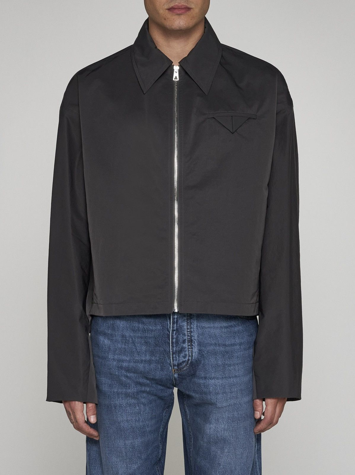 Bottega Veneta Bottega Venata Gray Triangle Pocket Jacket
