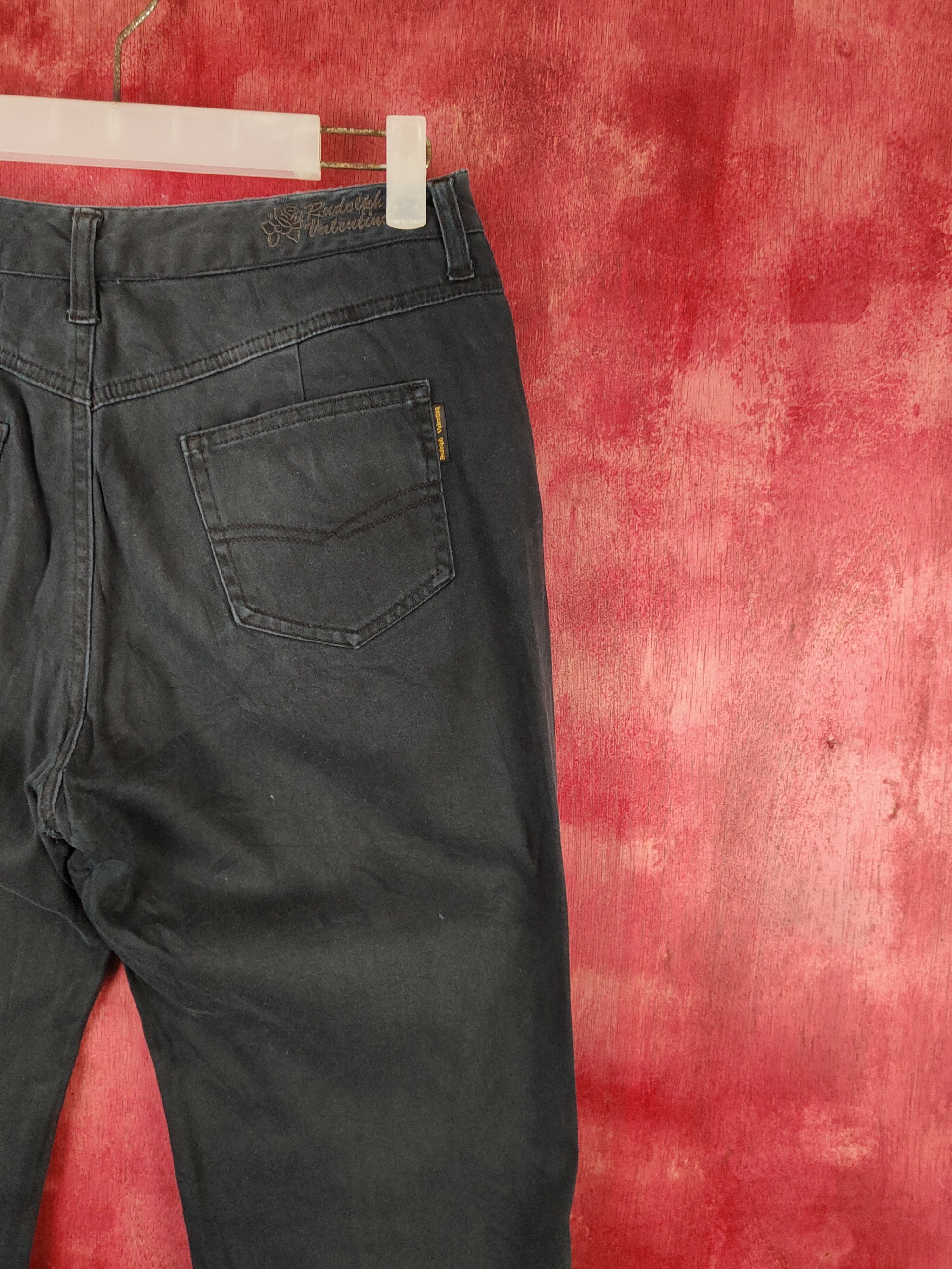 Japanese Brand Rudolph Valentino Dark Blue Multipocket Casual Pants #S1757 Size 28" / US 6 / IT 42 - 12 Thumbnail