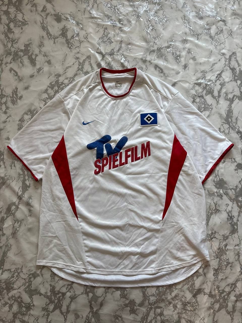 Nike Nike Hamburger Sv Soccer Jersey Vintage 2002-2003 Size US XXL / EU 58 / 5 - 1 Thumbnail