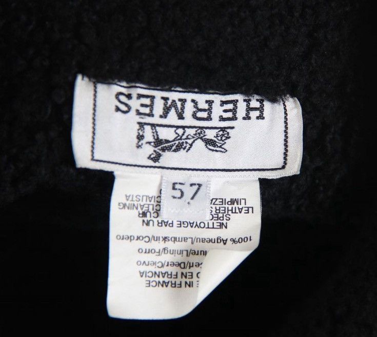 Hermes Hermes Shearling Beanie Fur Hats Size ONE SIZE - 5 Thumbnail