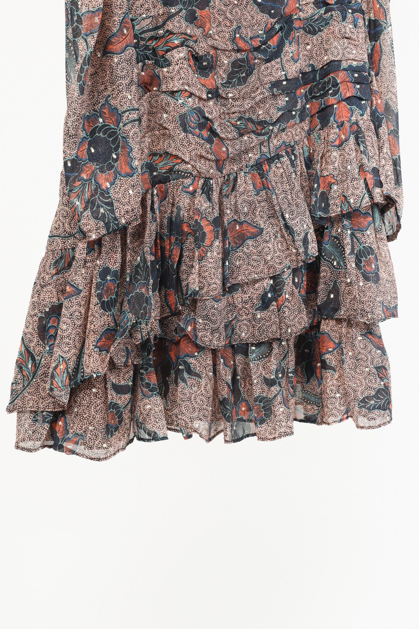 Ulla Johnson Ulla Johnson Cecily Fil Coupé Silk-Blend Chiffon Mini Dres Size S / US 4 / IT 40 - 7 Thumbnail