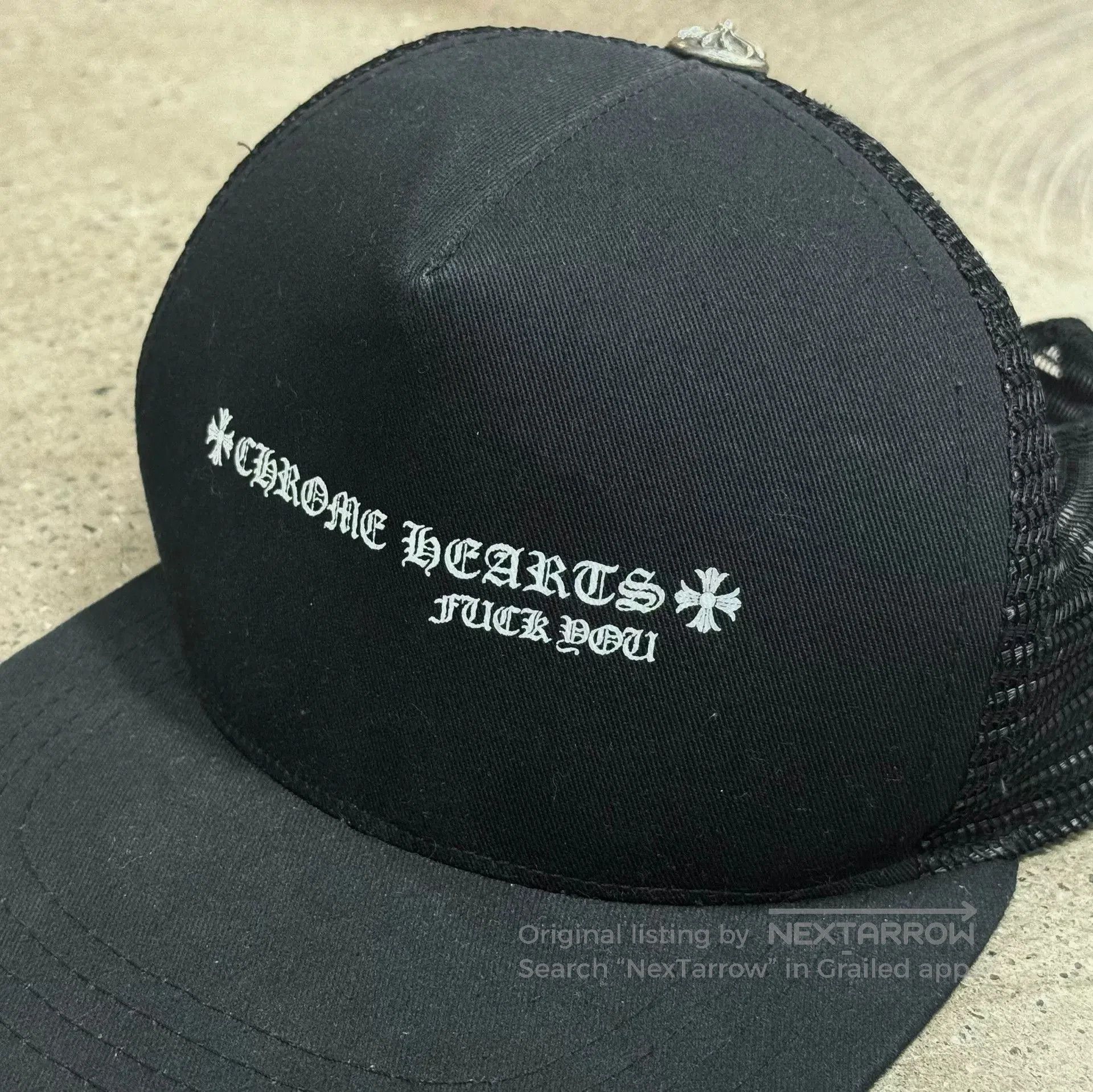 Chrome Hearts chrome hearts trucker hat with embroidery. Size ONE SIZE - 4 Thumbnail