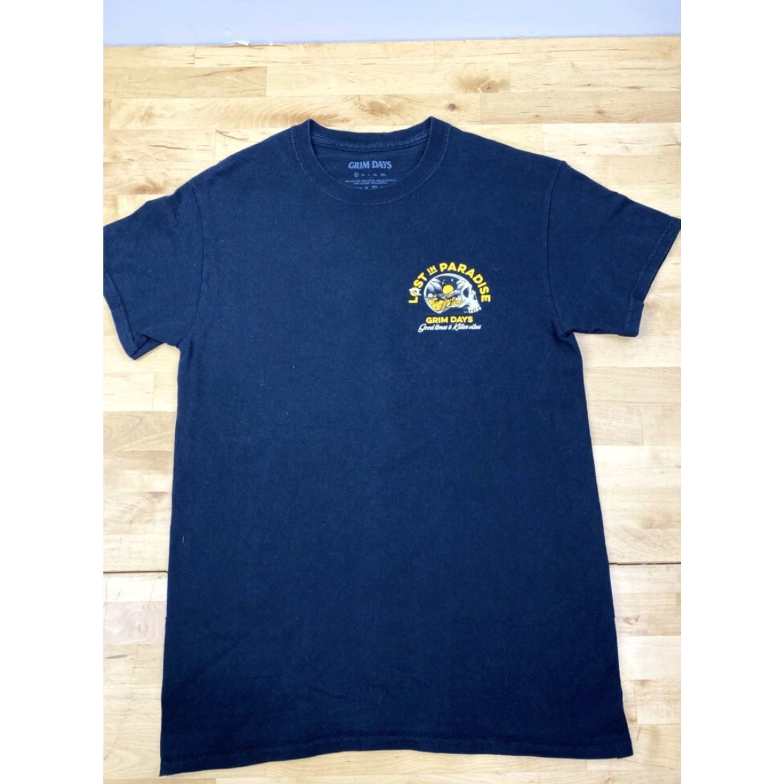 Vintage Grim Days Grim Days Skull T Shirt Black Small Mens Crew Neck Short Sleeve Graphic Logo 3084 Size US S / EU 44-46 / 1 - 3 Thumbnail