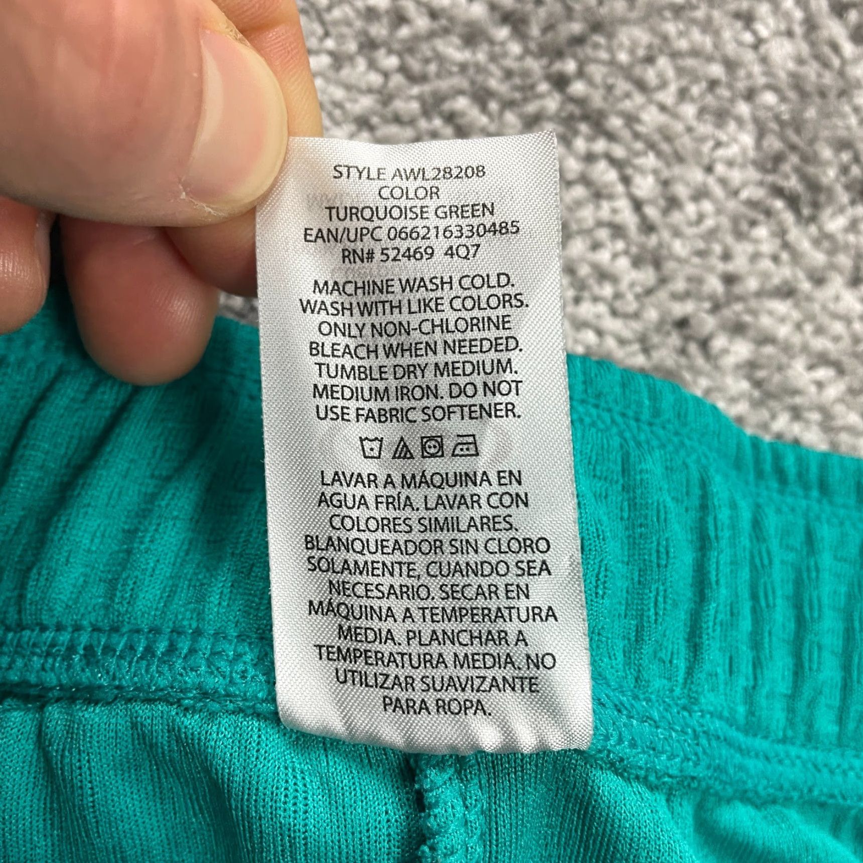 Athletic Works Athletic Works Active Shorts Womens Medium Green Elastic Waist Running Gym 32x4 Size 32" / US 10 / IT 46 - 4 Thumbnail
