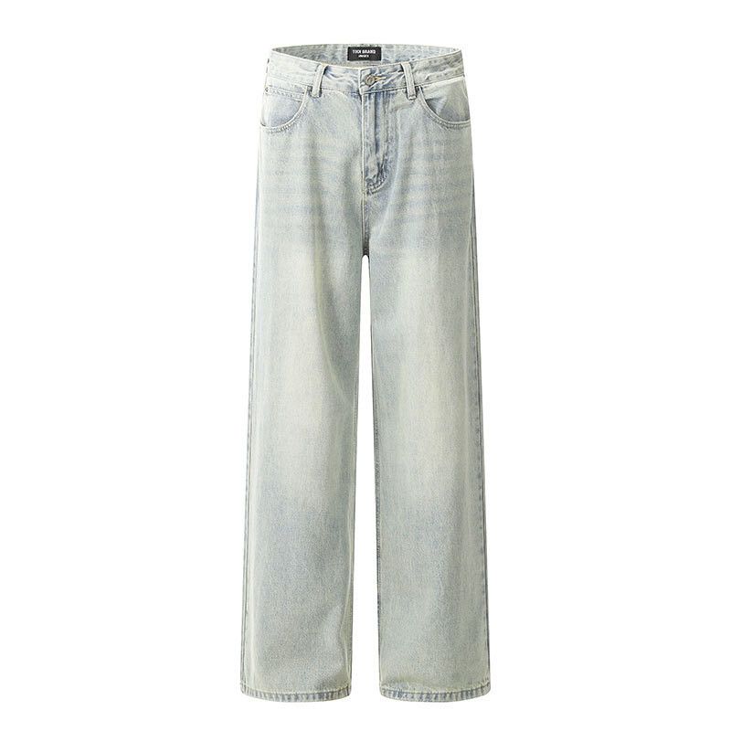Jean Retro washed cleanfit distressed jeans for men Size US 32 / EU 48 - 1 Thumbnail