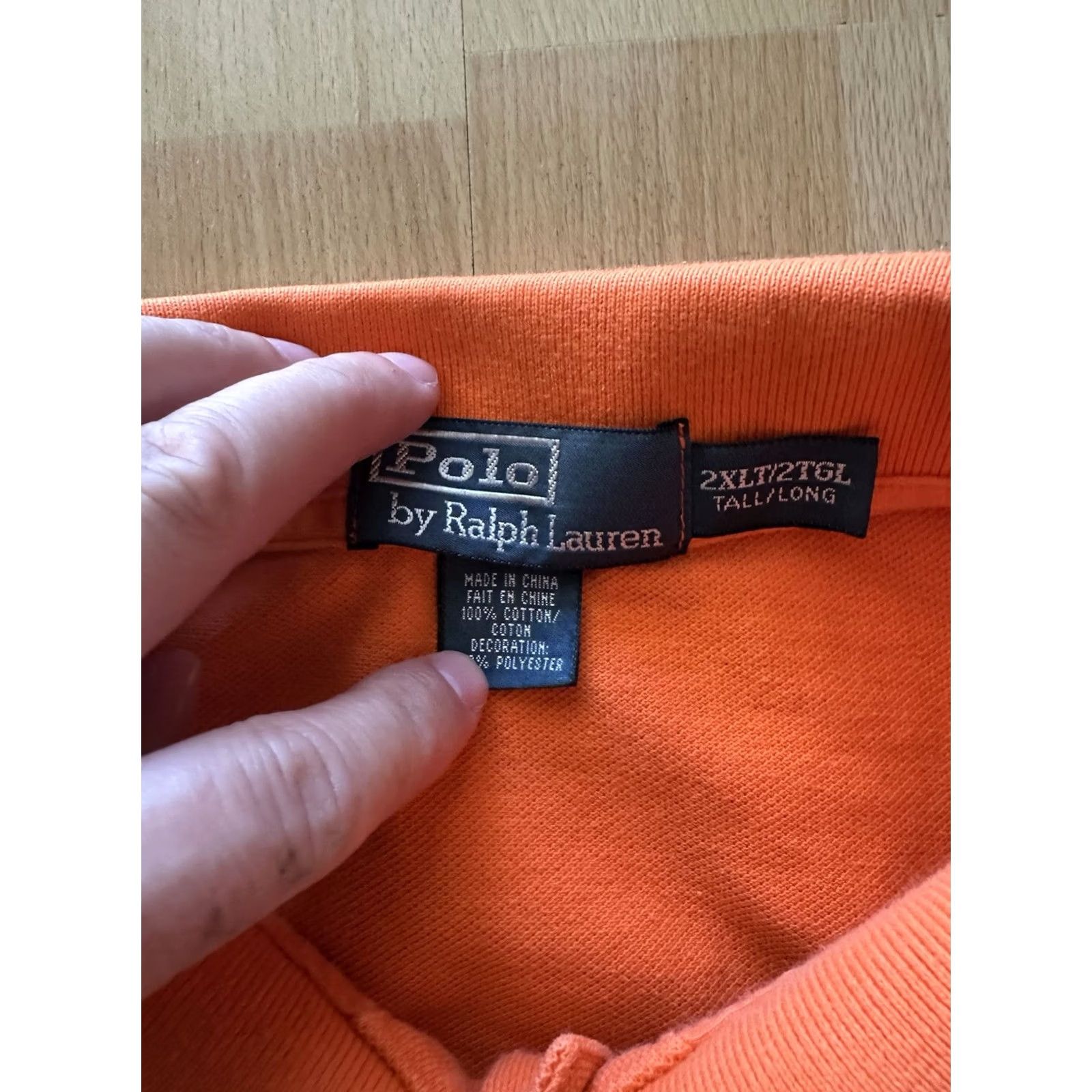 Ralph Lauren VINTAGE Ralph Lauren Great Britain London Chief Keef Polo Shirt Mens 2XL Orange Size US XXL / EU 58 / 5 - 6 Thumbnail