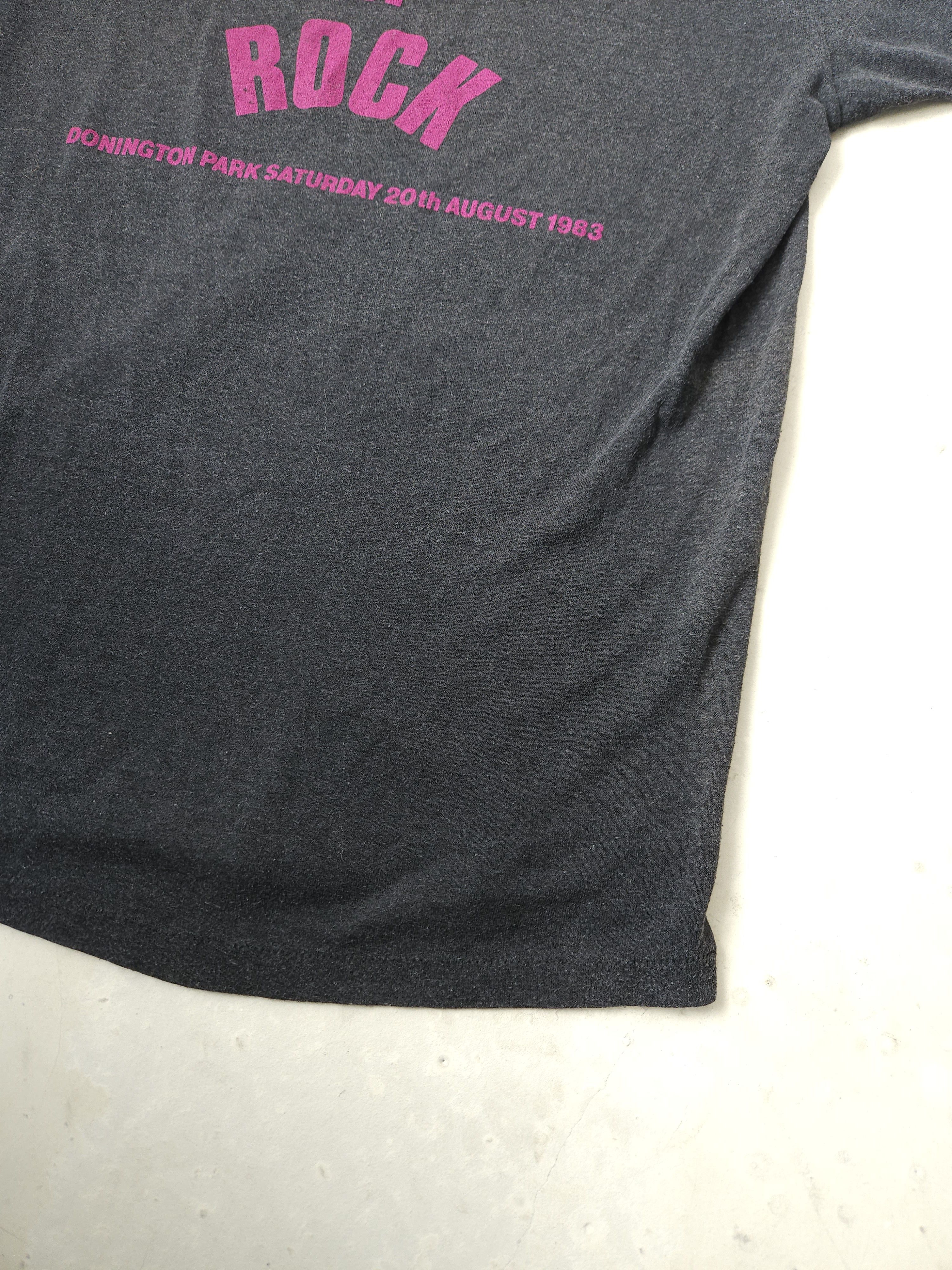 Band Tees × Vintage Vintage 1983 dio holy diver monsters of rock tee Size US L / EU 52-54 / 3 - 12 Thumbnail