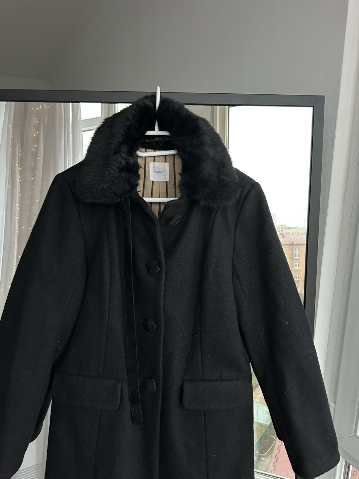 Other Vintage Pou Dou Dou Japanese Wool Coat Fur Collar Sz M Size M / US 6-8 / IT 42-44 - 2 Thumbnail