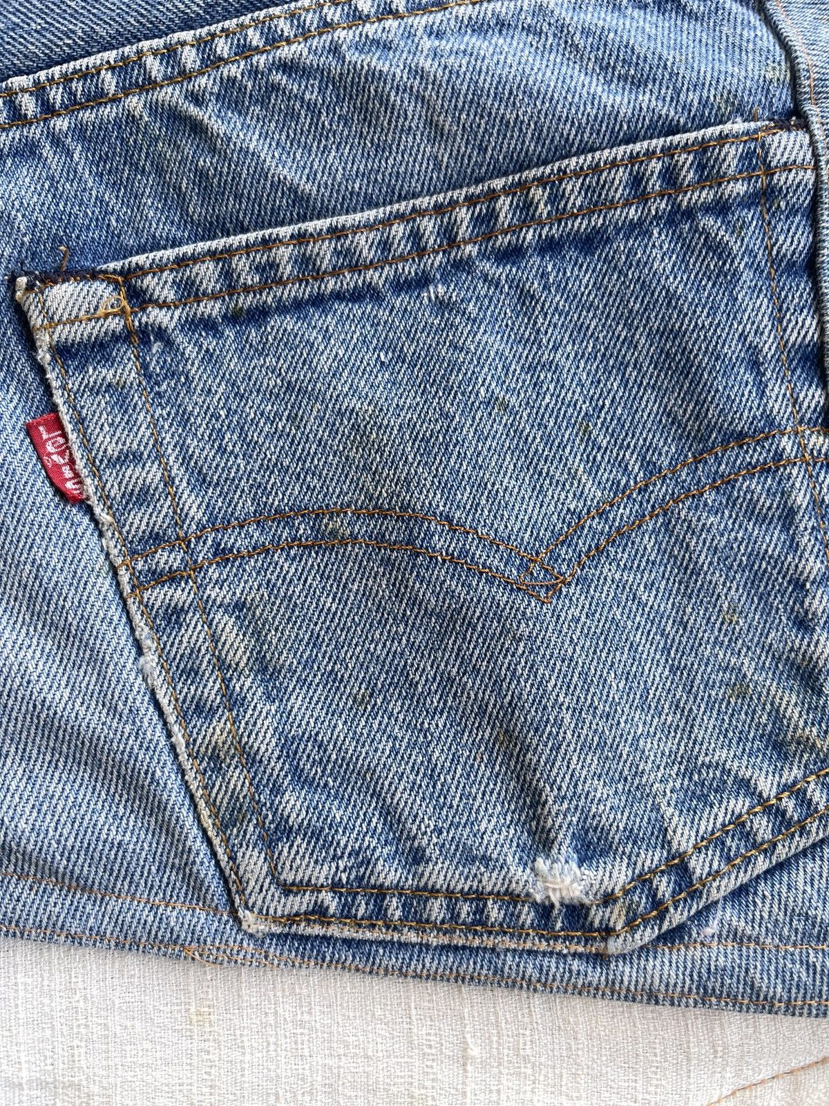 Levi's Vintage Clothing Levis X Louis Papa Reconstruct Custom Denim Vest Size M / US 6-8 / IT 42-44 - 15 Thumbnail