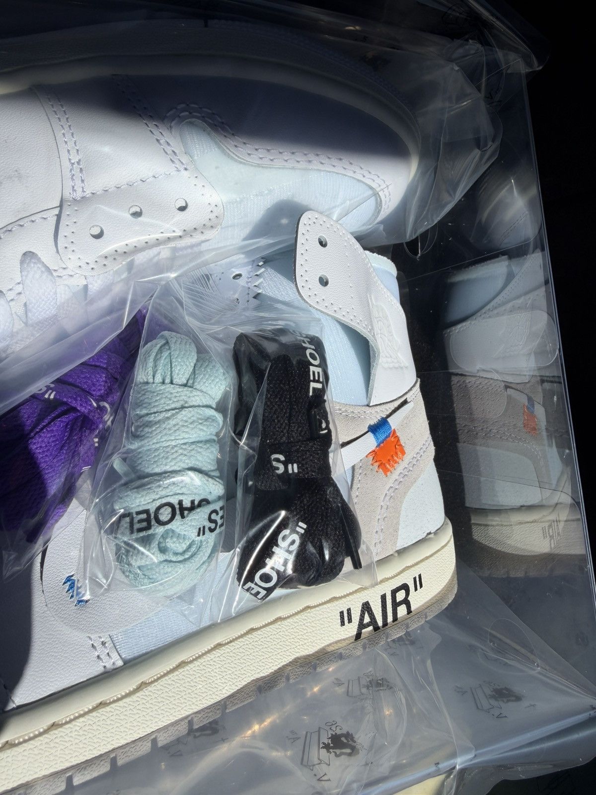 Nike × Off-White Air Jordan 1 High Virgil Abloh Archive “Alaska” Sz 10 DS Size US 10 / EU 43 - 11 Thumbnail