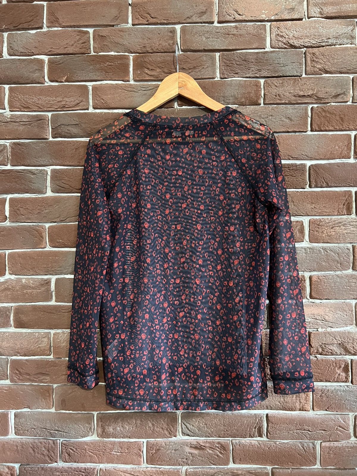 Vintage Rare Vintage Polka Dot Y2K Mesh top like jean paul gaultie Size M / US 6-8 / IT 42-44 - 2 Thumbnail