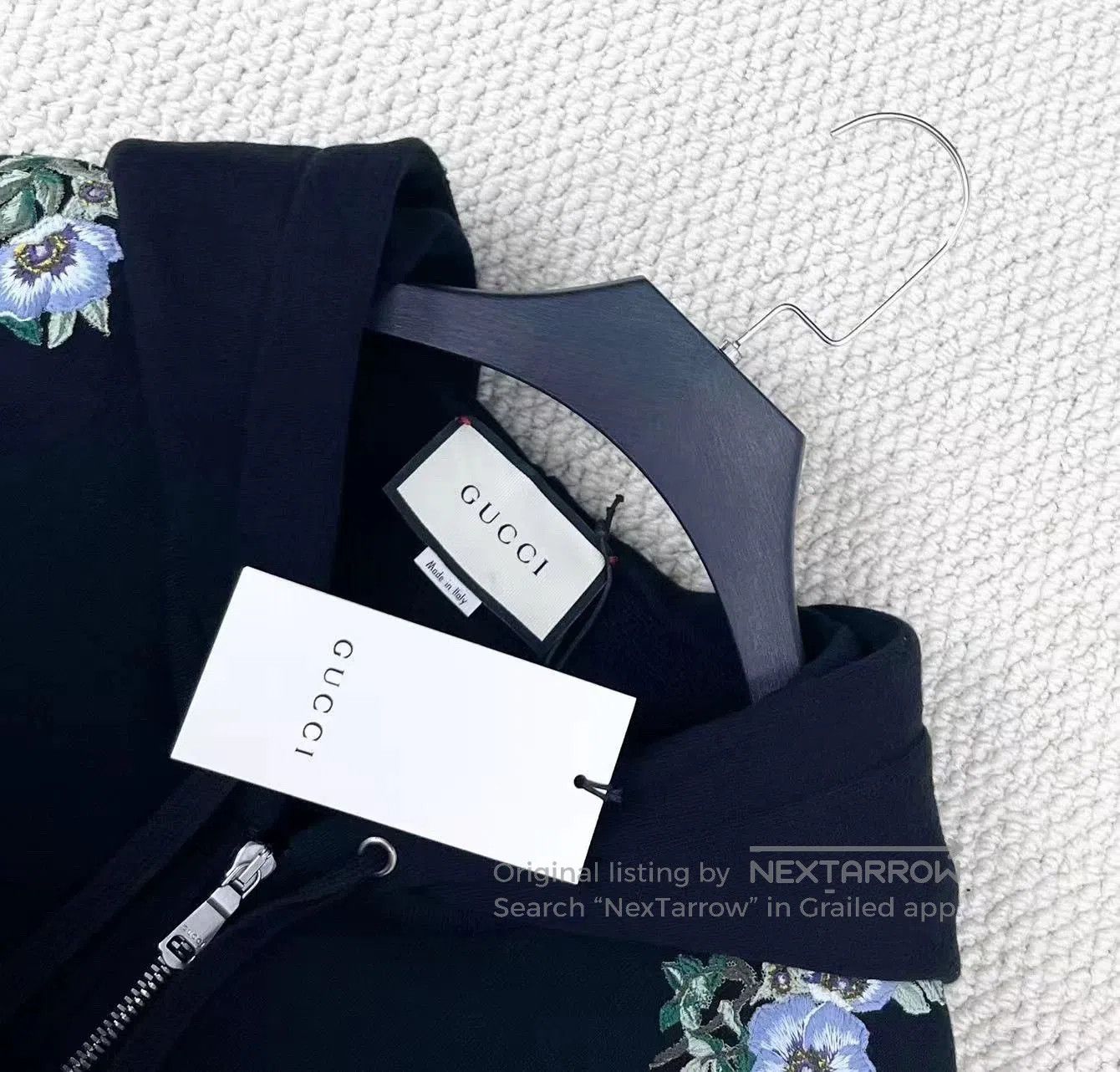 Gucci gucci black dragon embroidered zip hoodie. Size US XS / EU 42 / 0 - 3 Thumbnail