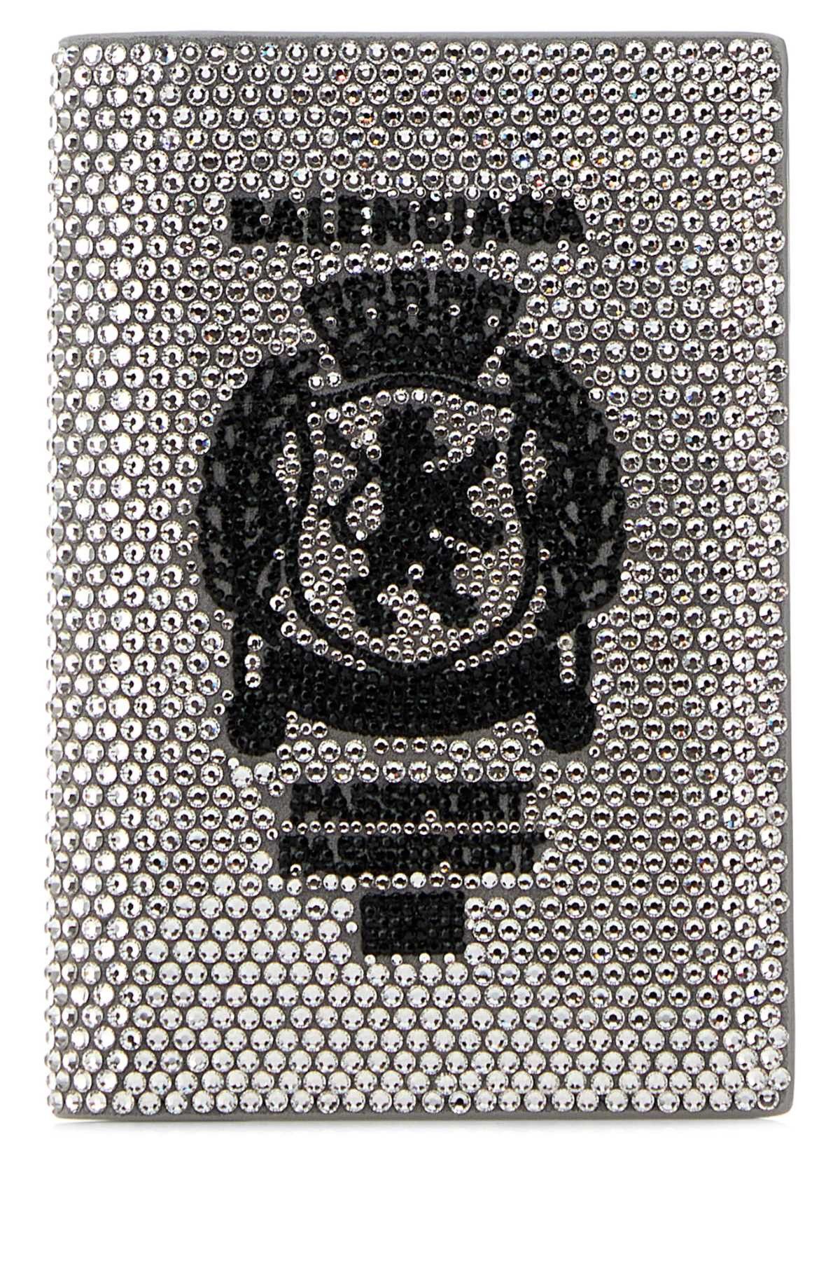 Balenciaga Embellished Leather Passport Holder Size ONE SIZE - 1 Thumbnail