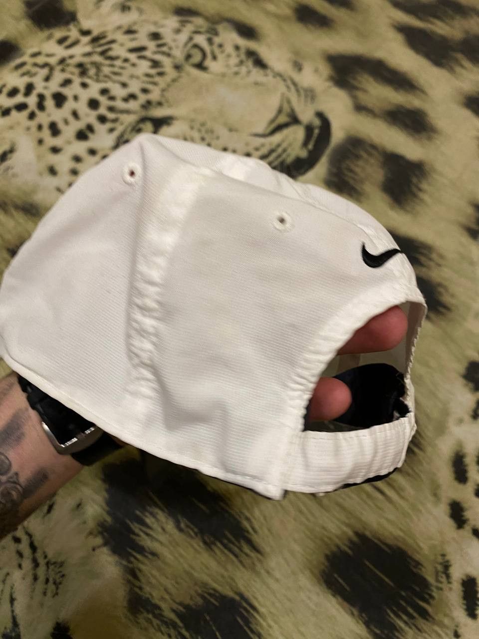 Nike × Vintage Nike Vintage 90s Swoosh Logo Hat Cap Snapback Rare Hype Size ONE SIZE - 4 Thumbnail
