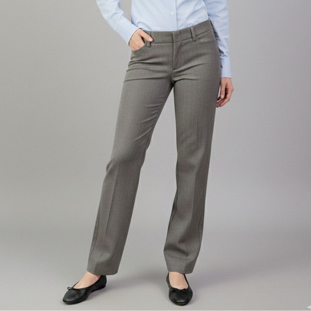 Gap NEW Gap Brown Low Rise Curvy Fit Straight Leg Trousers 8 Size 30" / US 8 / IT 44 - 1 Thumbnail