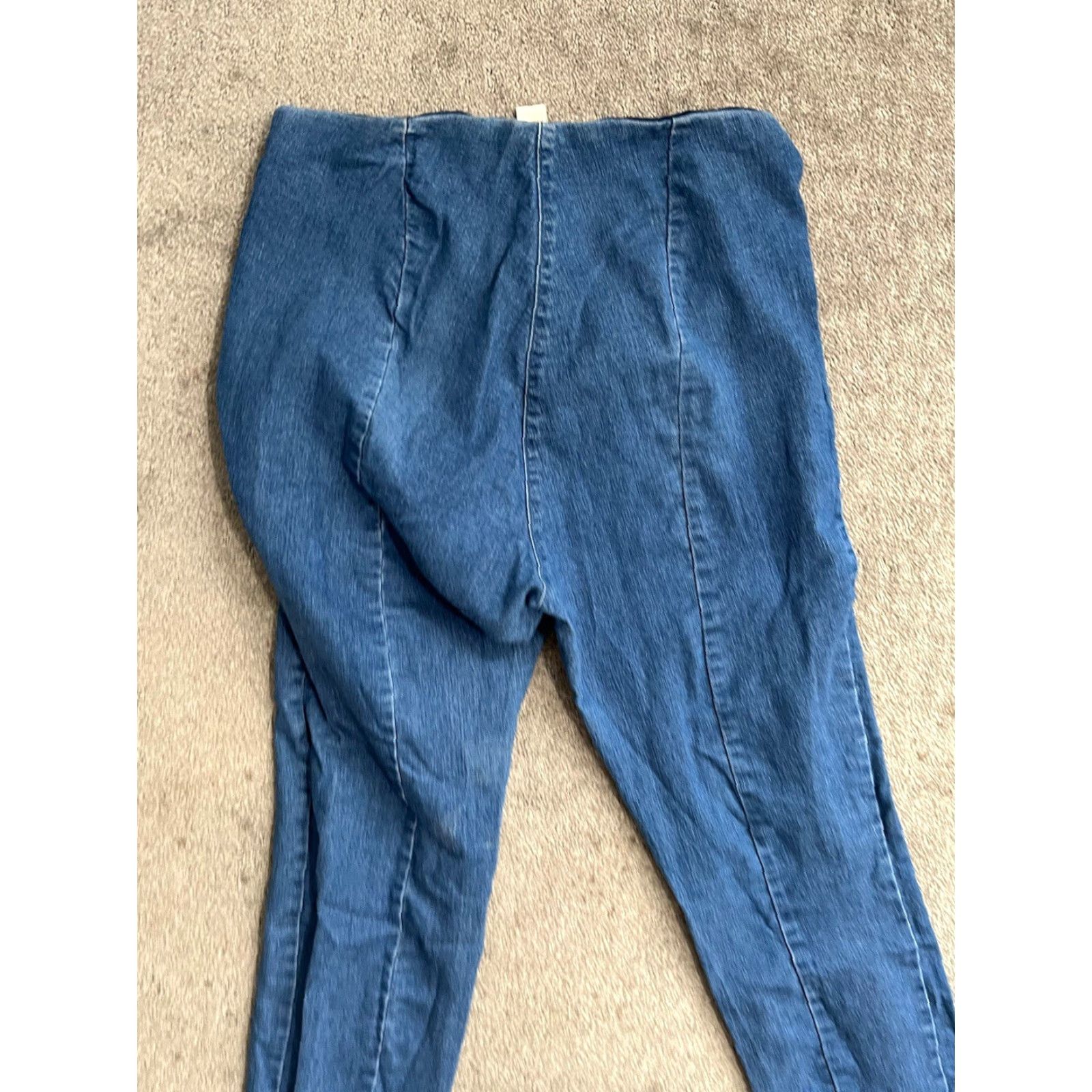 H&M H&M Jegging Blue 14 Lightweight Denim 5-Pocket Regular Pull On Stretch/Spandex Cotton Blend Jeans Women Size 36" / US 14 / IT 50 - 4 Thumbnail