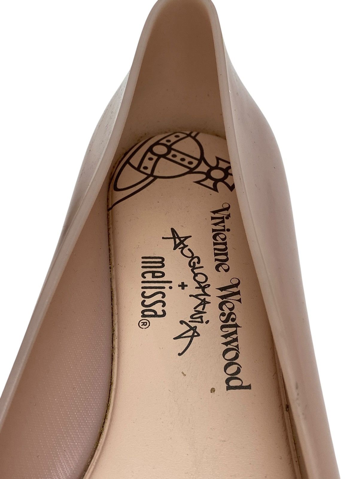 Vivienne Westwood 🔥 VIVIENNE WESTWOOD MELISSA FLATS ORB LOGO Y2K VIBES Size US 10 / IT 40 - 6 Thumbnail