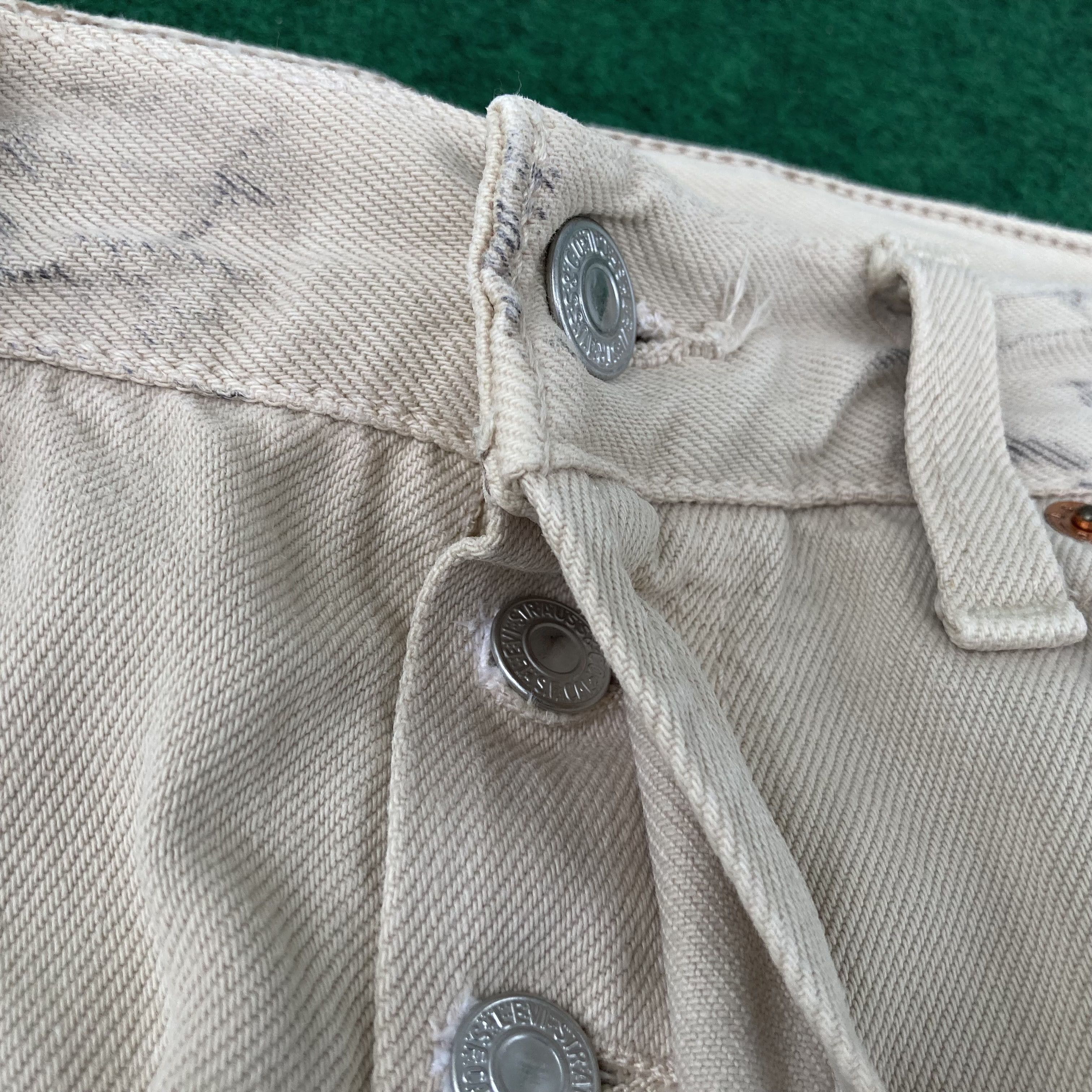 Levi's × Vintage Vtg 31x33 Levis 501 Faded Punk Grunge Jeans Size US 31 - 5 Thumbnail