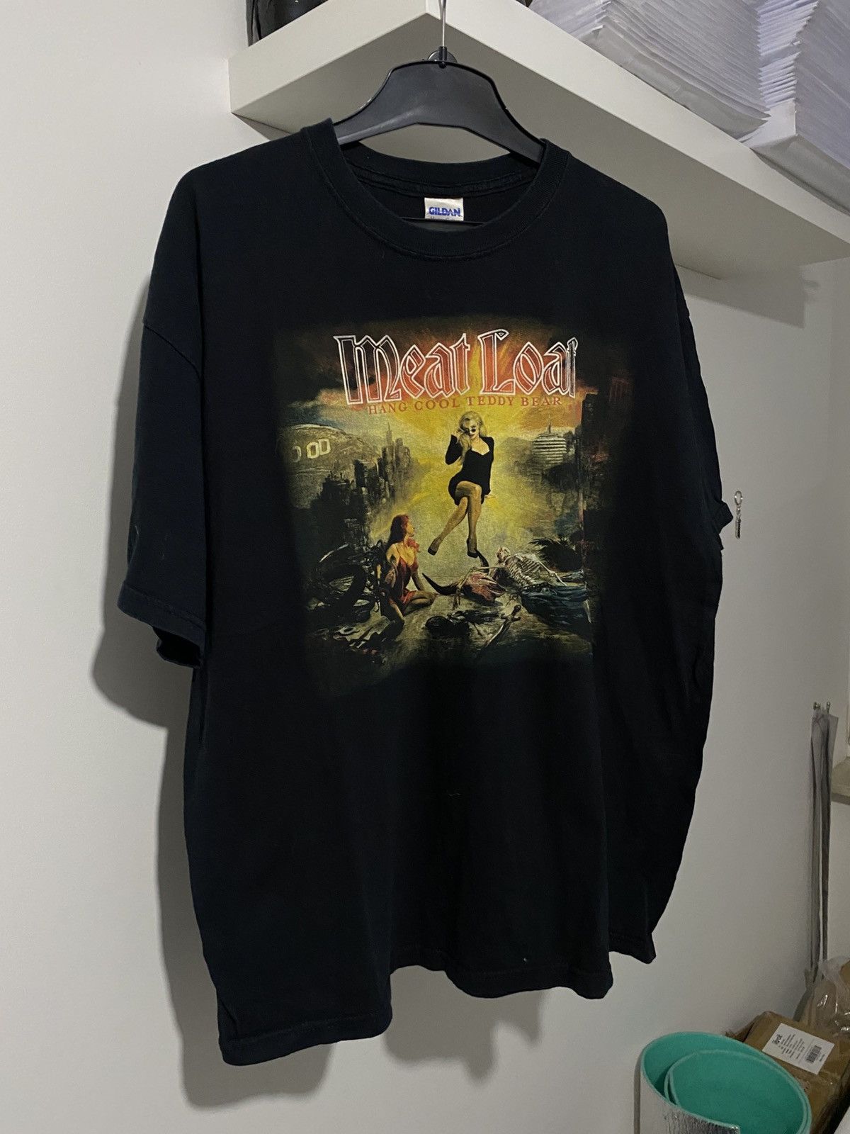 Band Tees × Vintage Meat Loaf Hang Cool Teddy Bear 2010 Tee y2k metal band tees Size US XL / EU 56 / 4 - 3 Thumbnail