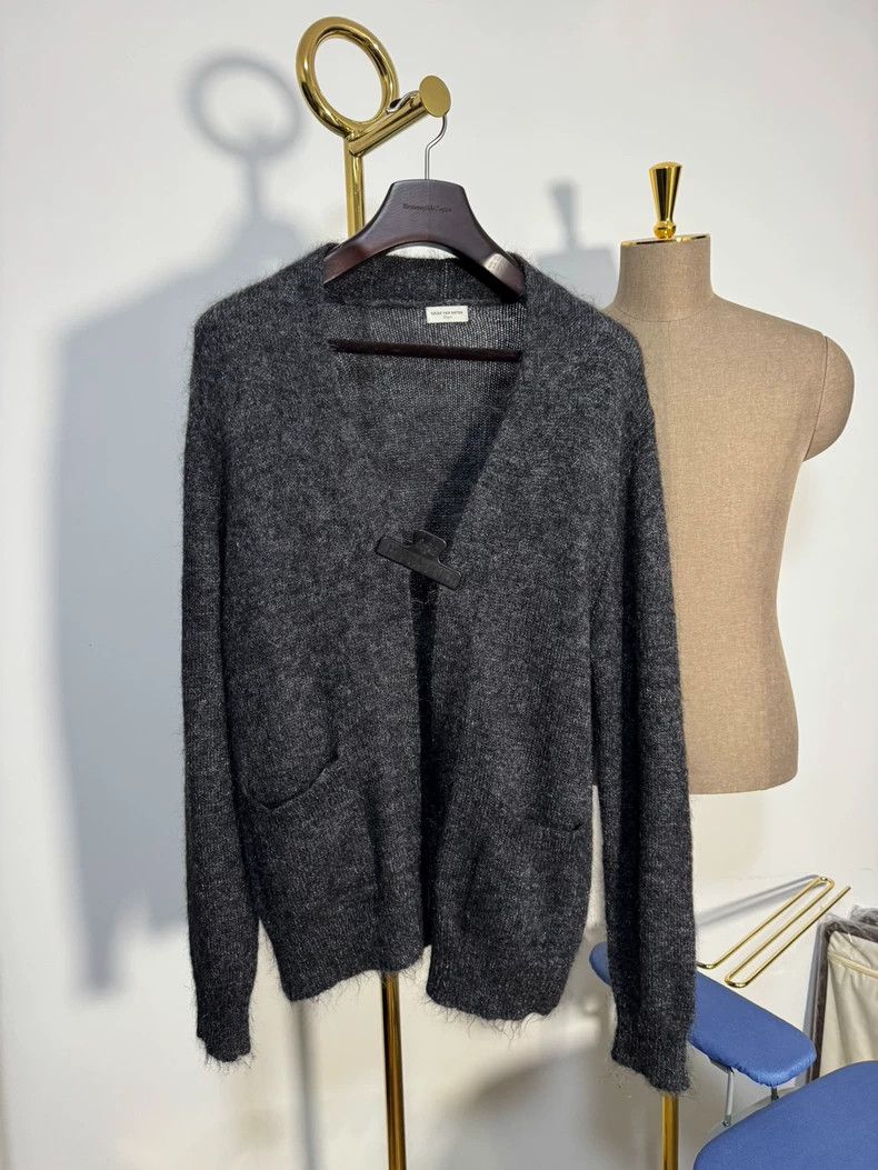 Dries Van Noten Dries Van Noten Mohair Outerwear Cardigan Size US L / EU 52-54 / 3 - 1 Thumbnail