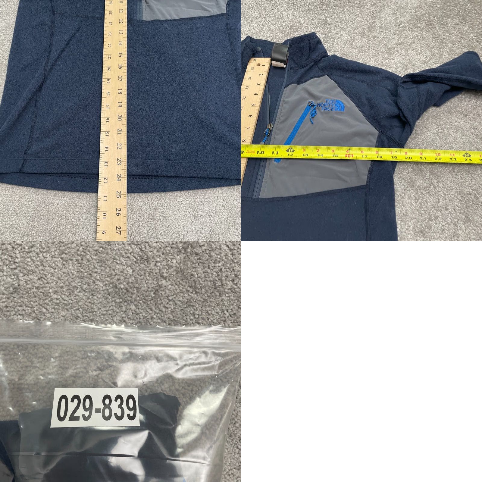 The North Face The North Face Tech Flash Dry Fleece Jacket Mens S Blue 1/2 Zip Pockets Basic Jacket Regular Fit Casual Sports Outdoor Shirt Size US S / EU 44-46 / 1 - 9 Thumbnail