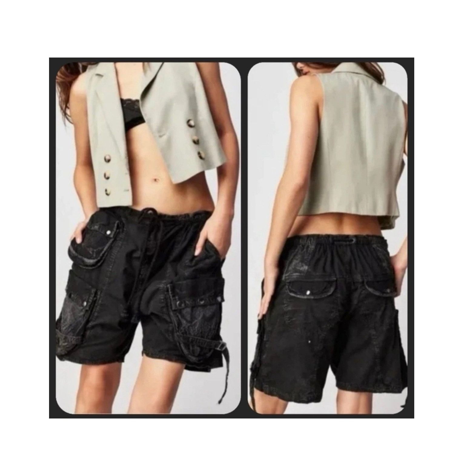 Free People Free People Moon Bay Parachute Shorts Women’s Size M Size 24" / US 00 / IT 34 - 1 Thumbnail