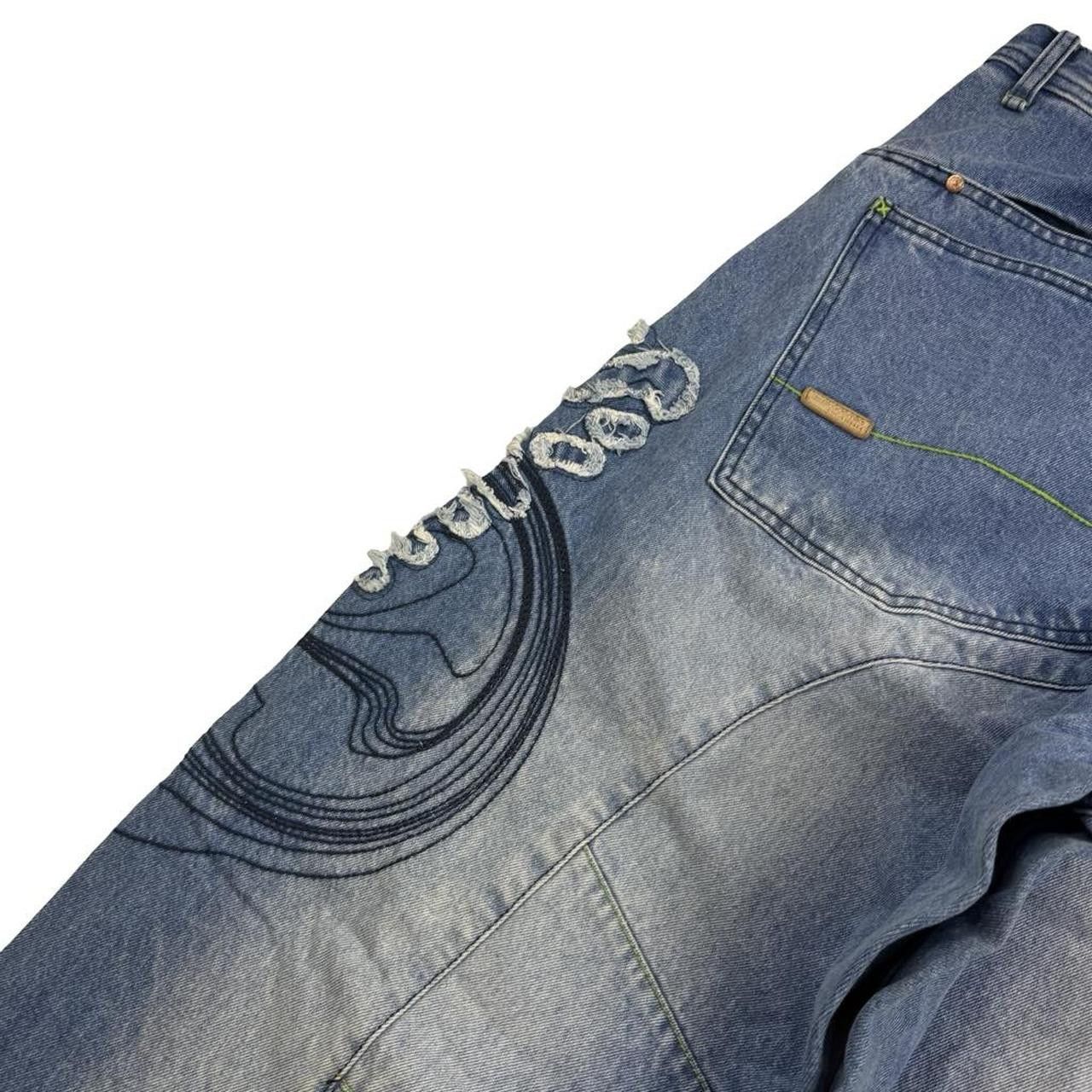 Akademiks Vintage Akademiks Embroidered Baggy Denim Jeans - Waist: 38 Size US 38 / EU 54 - 7 Thumbnail