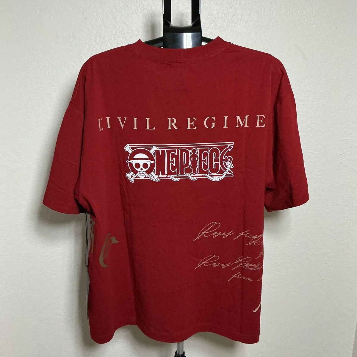 Civil Regime 🏴‍☠️ NWT CIVIL REGIME x ONE PIECE "ACE IN RED" 🏴‍☠️ Size US L / EU 52-54 / 3 - 2 Thumbnail