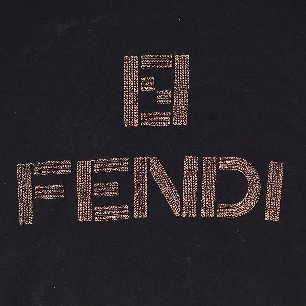 Fendi Vintage Fendi Velvet Shirt Spellout Embroidery Fendi Luxury Size S / US 4 / IT 40 - 11 Thumbnail