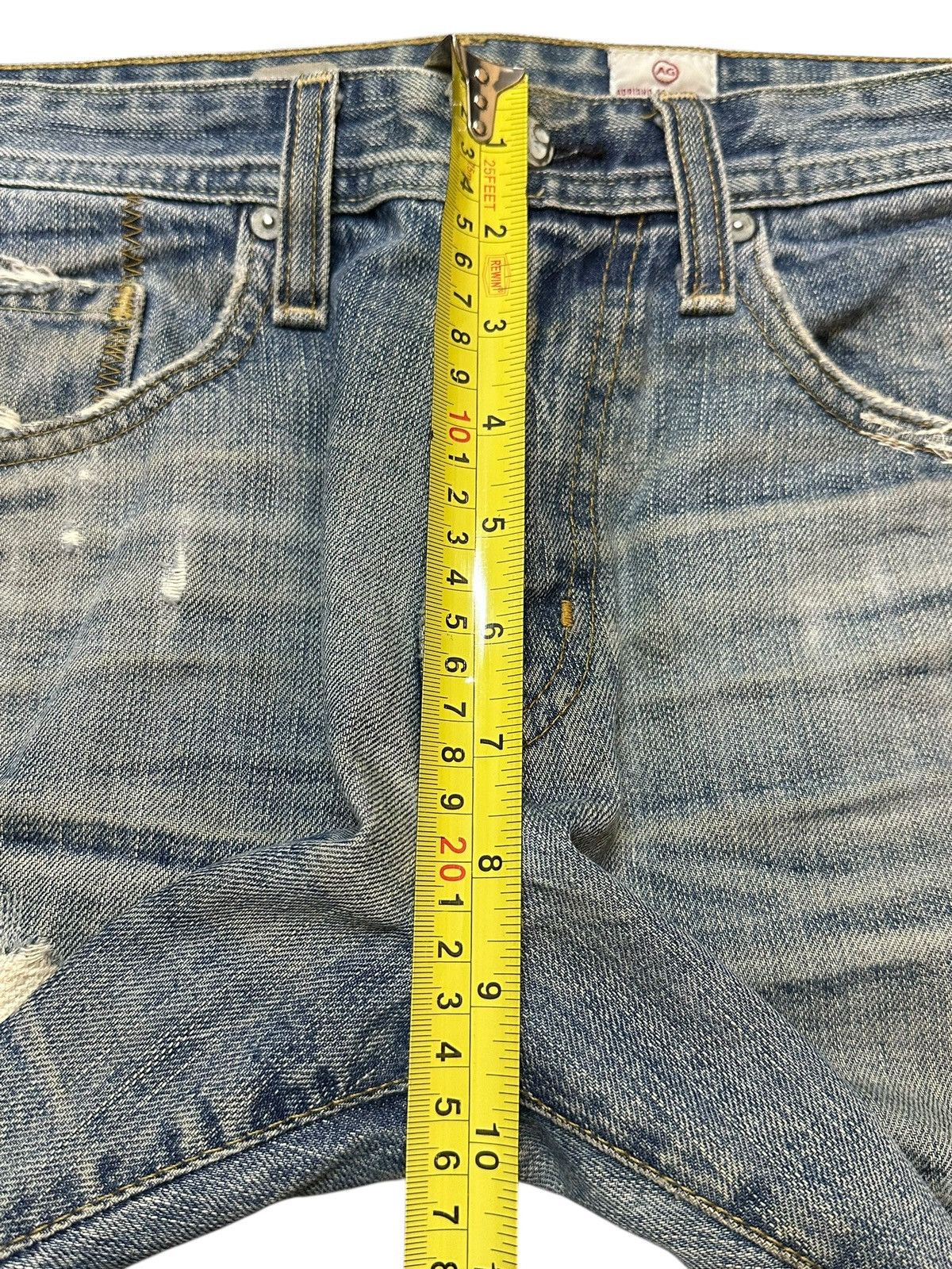 AG Adriano Goldschmied Vintage Usa Adriano Goldschmied Faded Wash Distressed Jeans Size US 32 / EU 48 - 17 Thumbnail