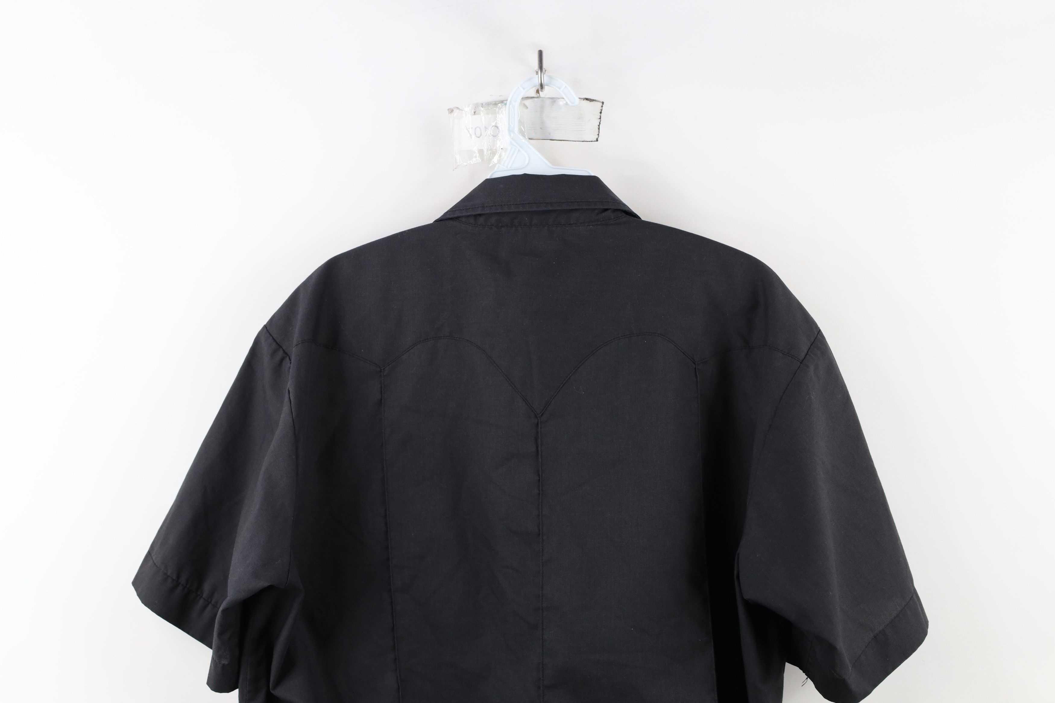 Vintage Vintage 70s Streetwear Cowboy Snap Button Shirt Black Size US S / EU 44-46 / 1 - 12 Thumbnail