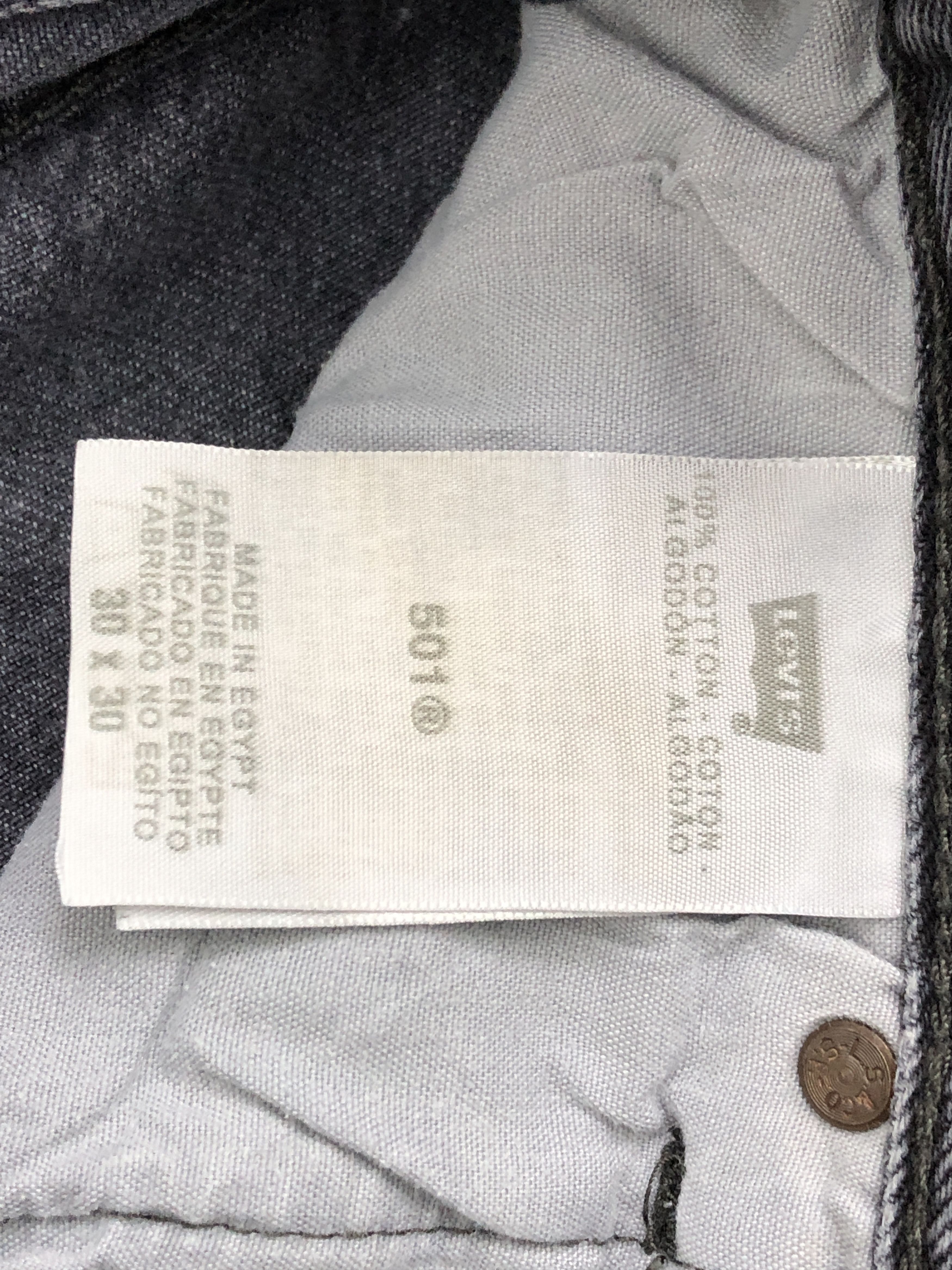 Levi's × Vintage Vintage Levis 501 Faded Black Denim Jeans Size US 28 / EU 44 - 8 Thumbnail