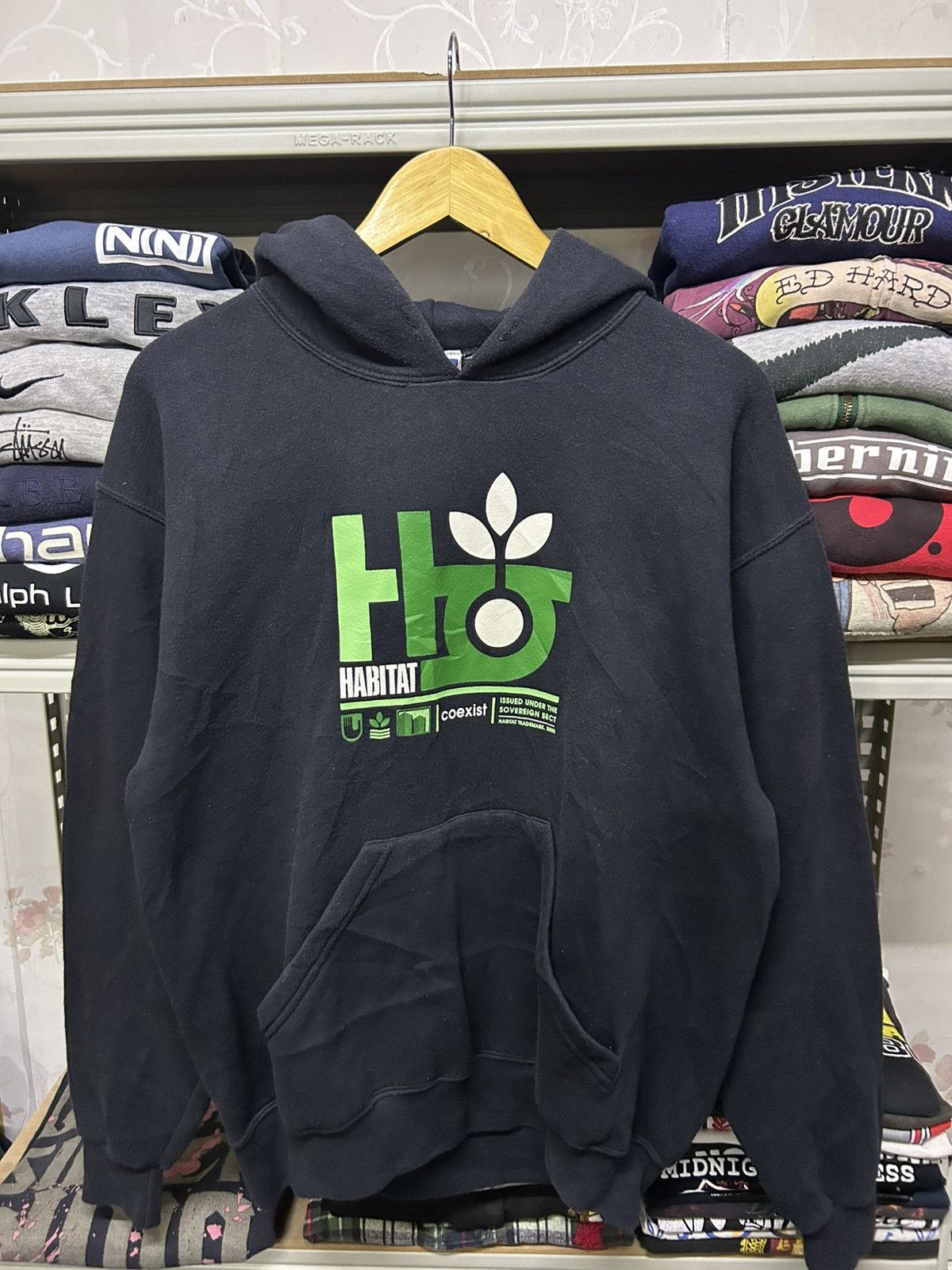 Japanese Brand × Vintage Vintage Habitat Skateboard pullover in medium size Size US M / EU 48-50 / 2 - 3 Thumbnail