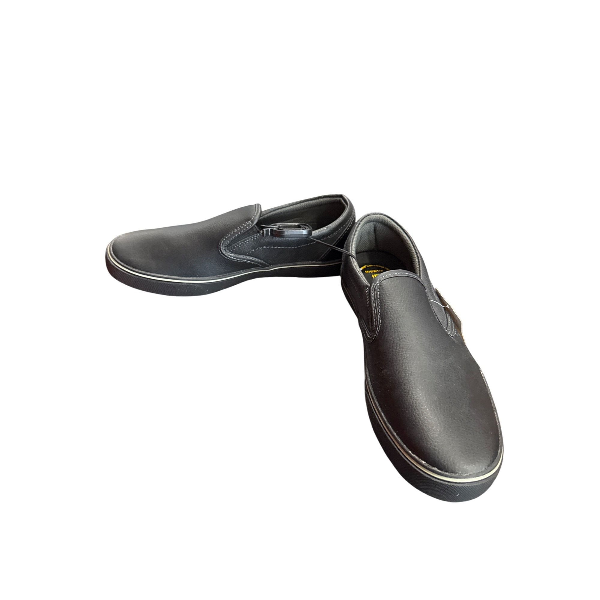 Other Tredsafe Eduro Pro Mens Black Leather Slip-On Loafers Size 1 Size US 10 / EU 43 - 2 Thumbnail