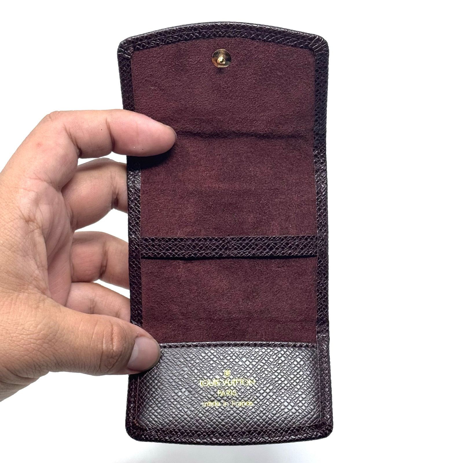Louis Vuitton Louis Vuitton Dark Red Cufflink Case Size ONE SIZE - 4 Thumbnail