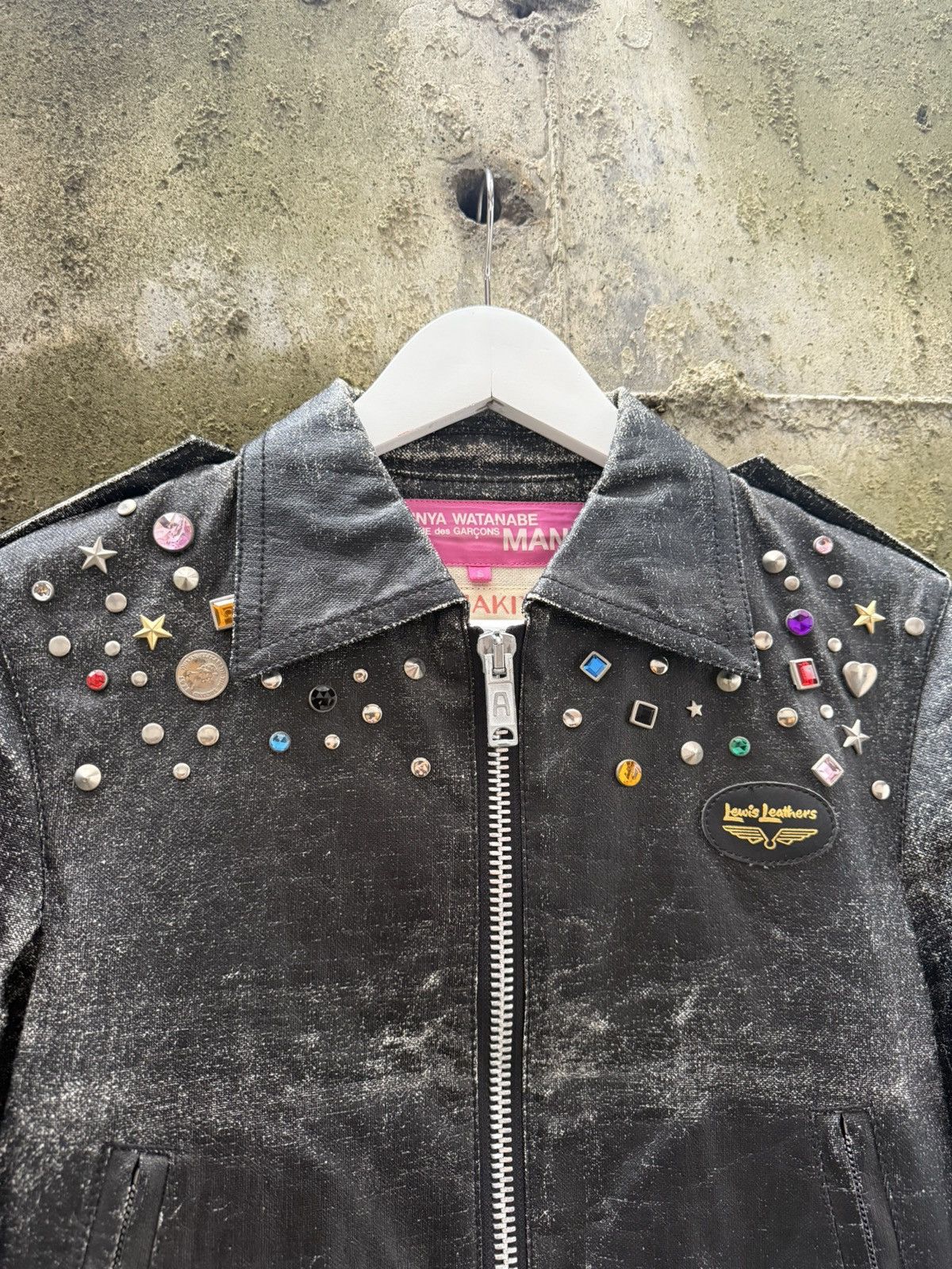 Junya Watanabe Junya Watanabe Jewel Leather Jacket Size US S / EU 44-46 / 1 - 3 Thumbnail