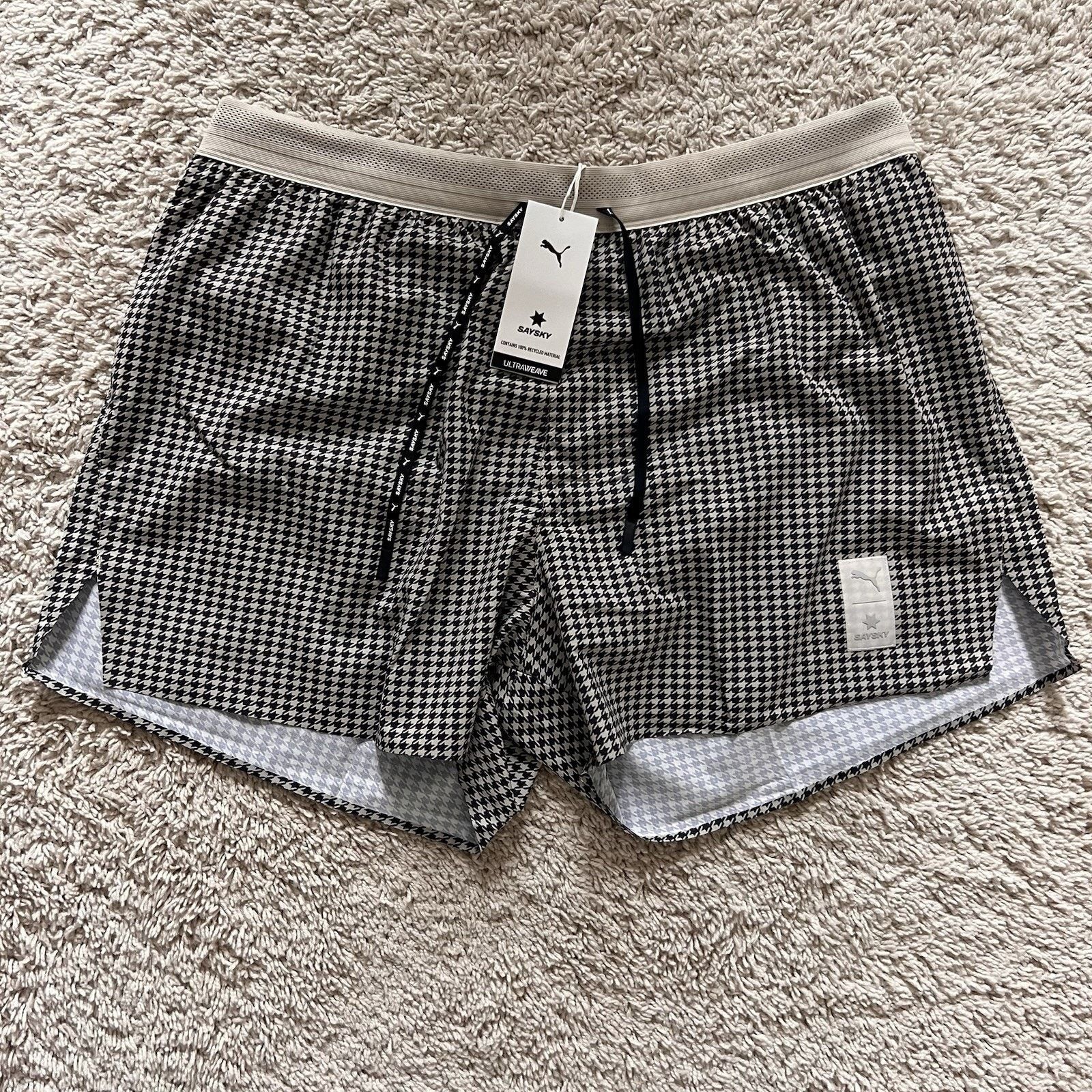 Puma Puma X Saysky Mens Size XL Navy Running Lined Shorts NWT Size US 34 / EU 50 - 8 Thumbnail