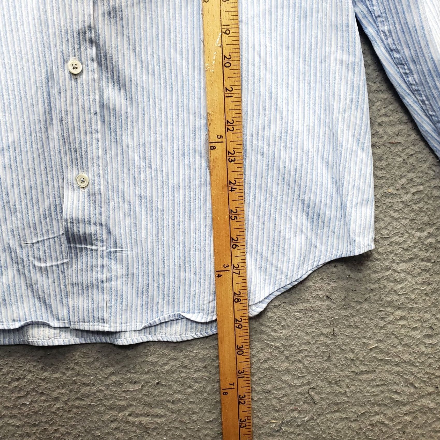 BUGATCHI Bugatchi Uomo Shirt Mens M Multi Striped Shaped Fit Long Sleeve Collar Button Up Size US M / EU 48-50 / 2 - 3 Thumbnail