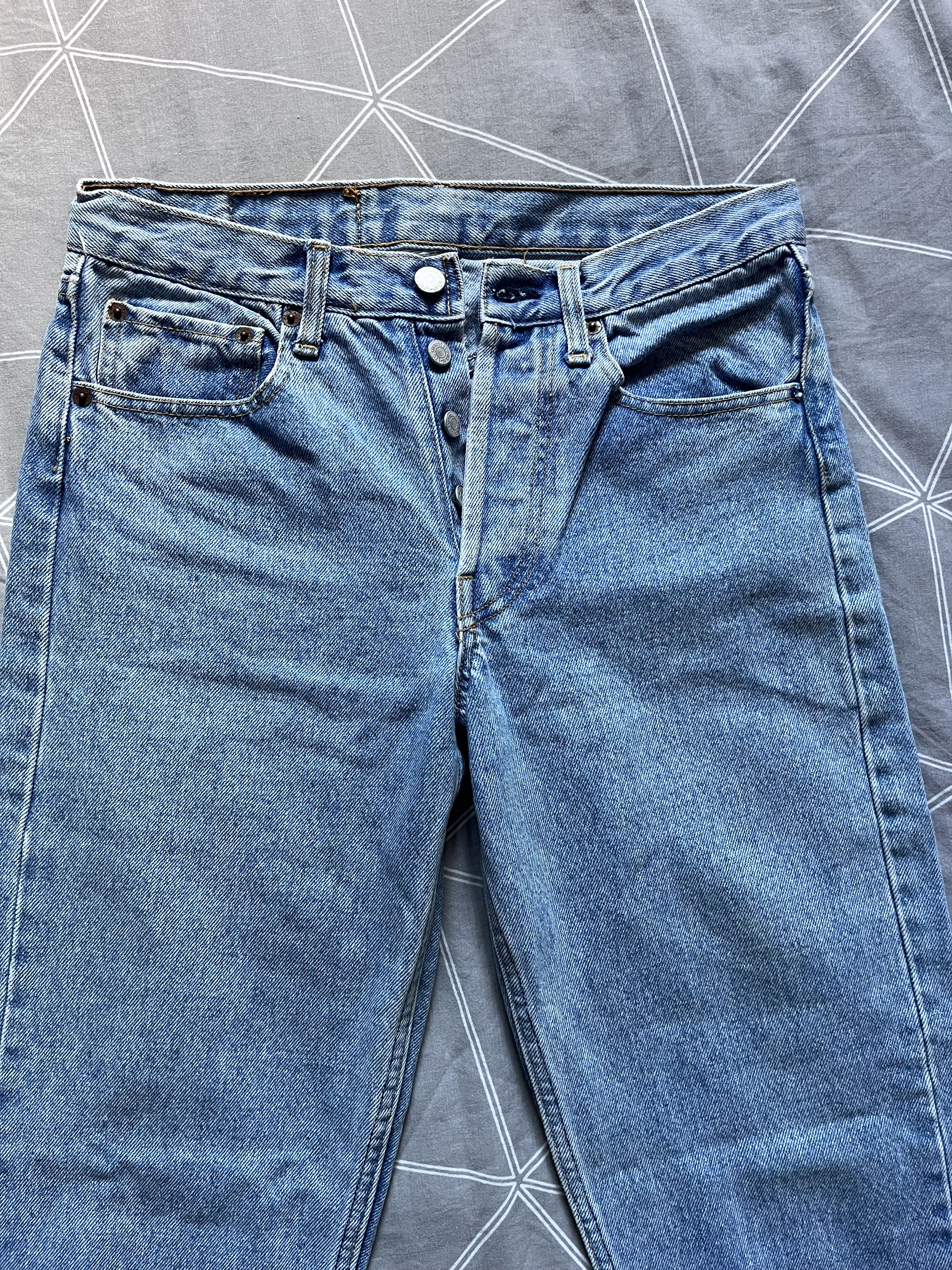 Levi's Levi’s 501 Men’s Jeans W30 L36 –USA 1993 – Blue – Vintage Size US 30 / EU 46 - 3 Thumbnail