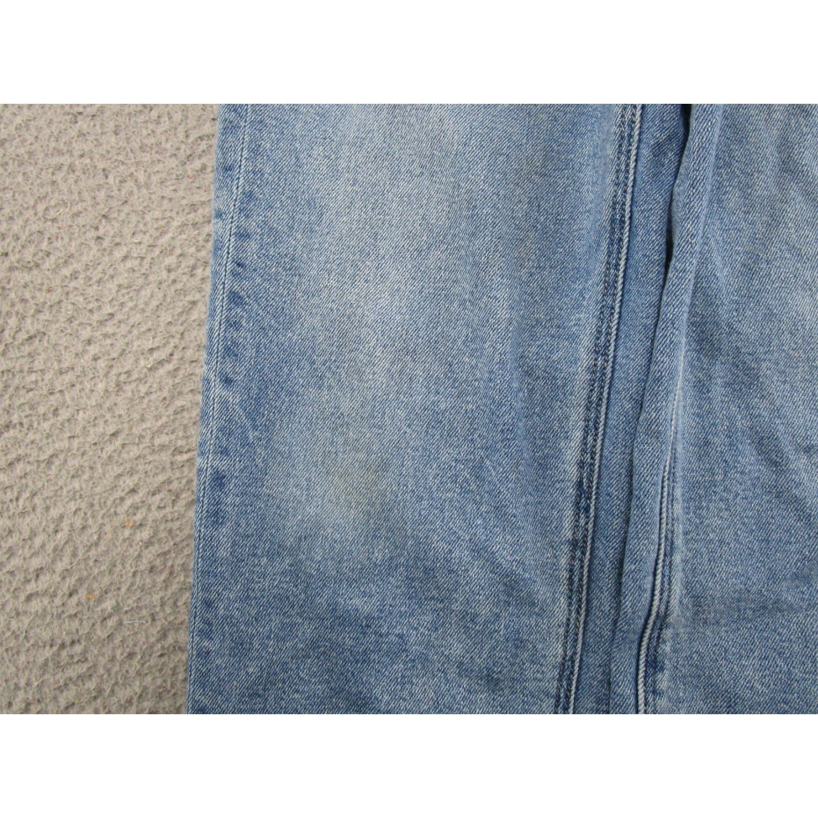 American Eagle Outfitters American Eagle Outfitters Denim Jeans Straight 4 BLUE Stretch Distressed 5-Pocket 90s Womens Regular Vintage: No Size 27" / US 4 / IT 40 - 2 Thumbnail