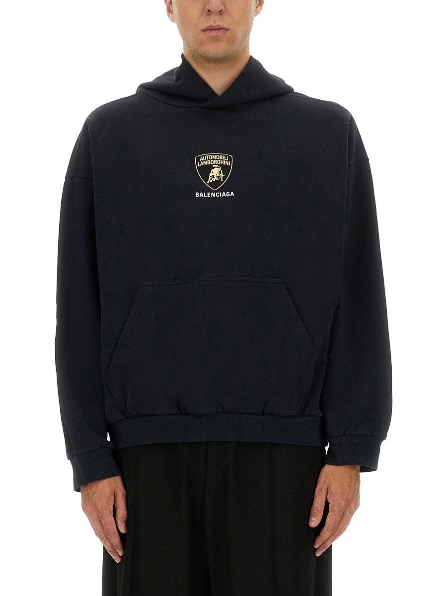 Balenciaga BALENCIAGA HOODIE - BLACK Size US S / EU 44-46 / 1 - 1 Thumbnail