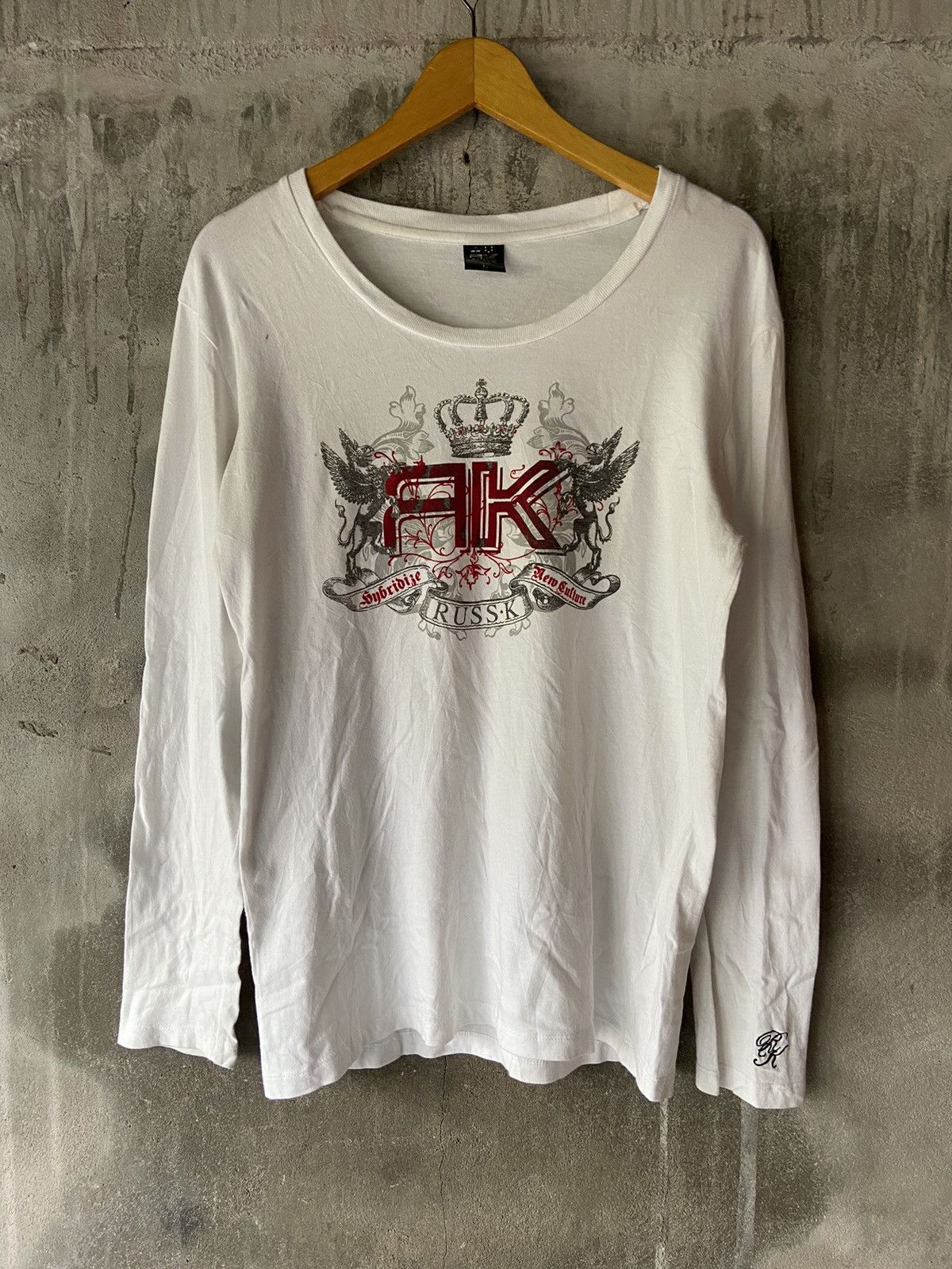 image of Hysteric Glamour x If Six Was Nine Six Stars And Triple Crowns Creation Russ-K Long Sleeve in White
