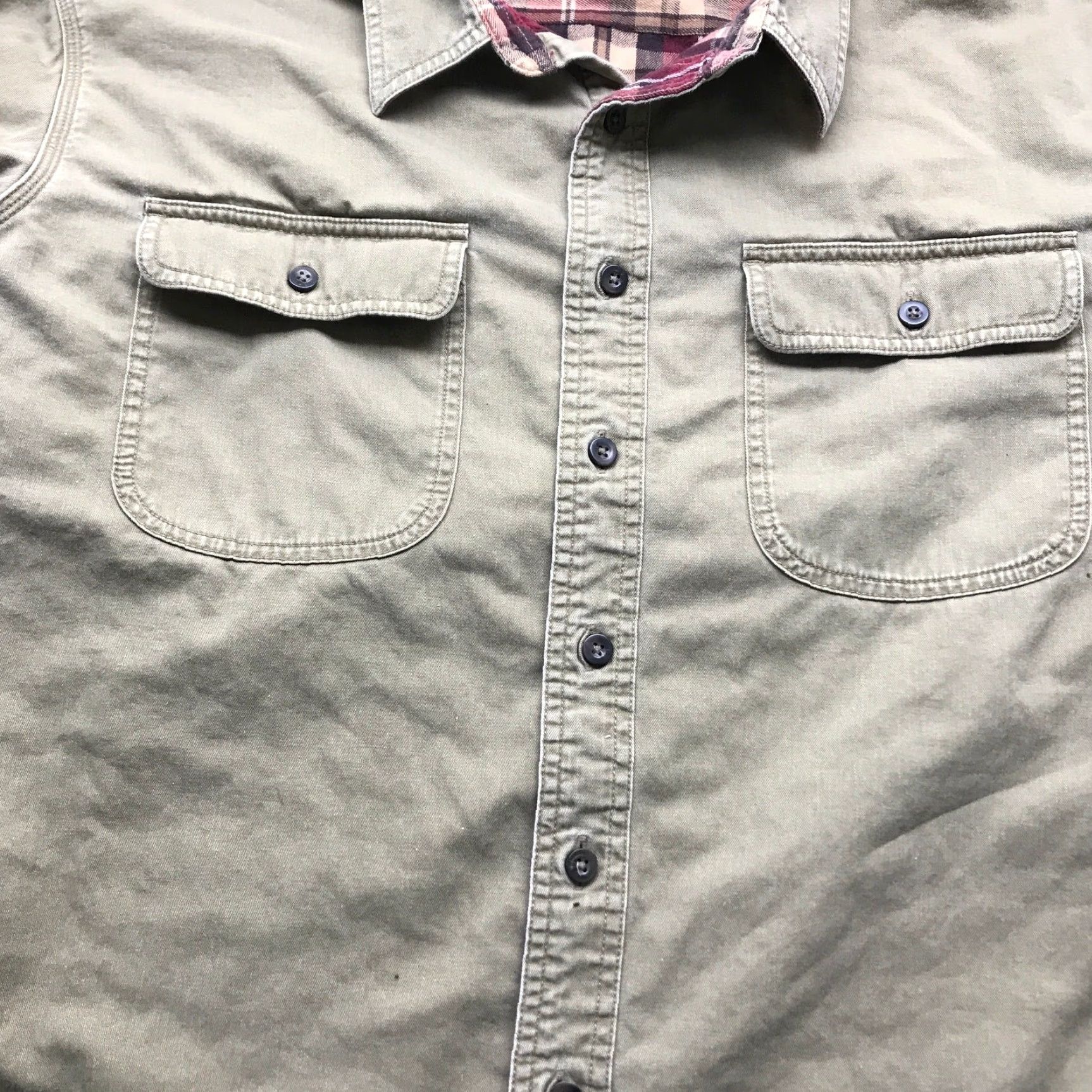 Vintage VINTAGE LL Bean Plaid Lined Button-Up Shirt Mens XL Tall Long Sleeve Brown Size US XL / EU 56 / 4 - 7 Thumbnail