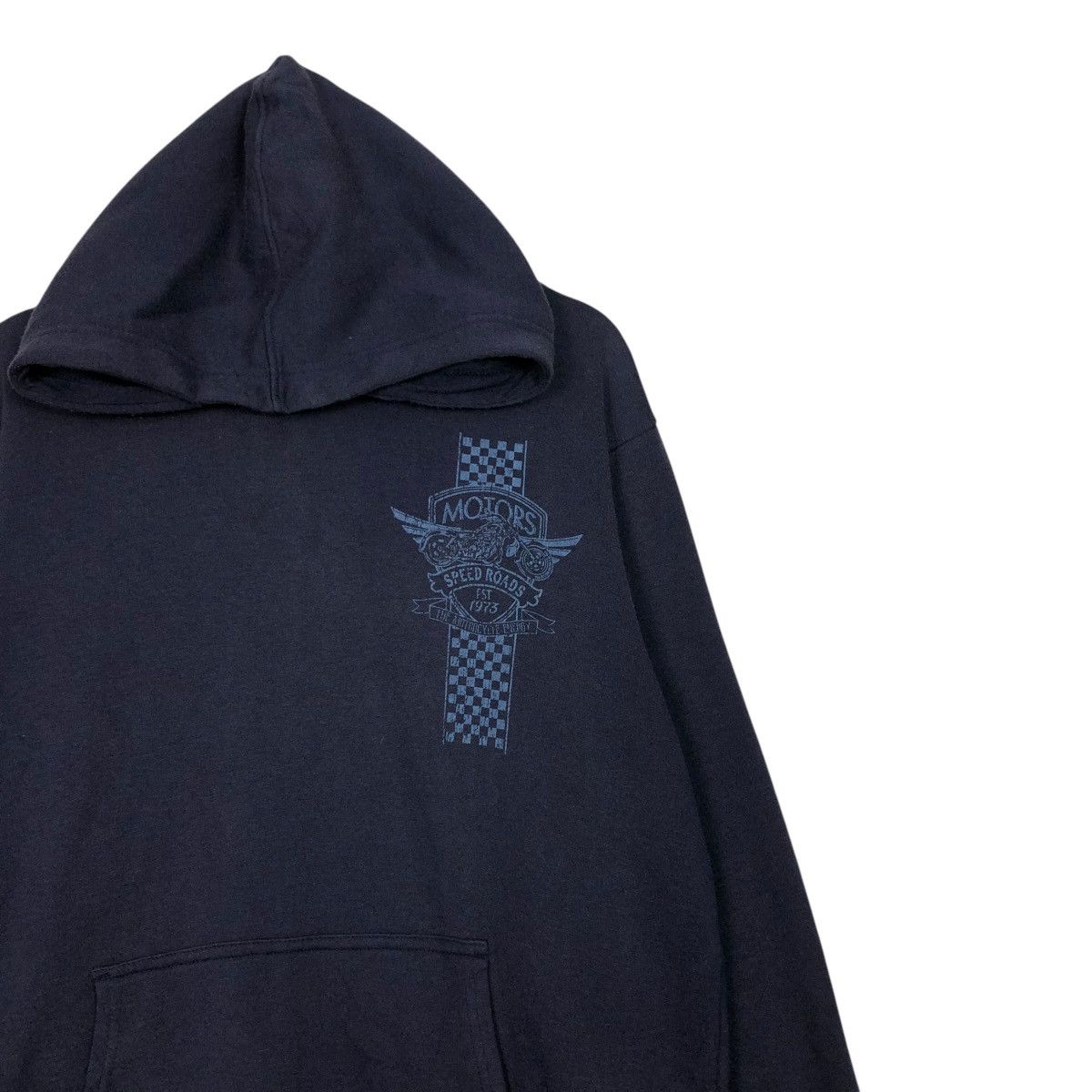 Japanese Brand 🔥VINTAGE HOODIE PULL OVER GARAGE MOTOR SPEED ROAD BIG LOGO Size US L / EU 52-54 / 3 - 8 Thumbnail