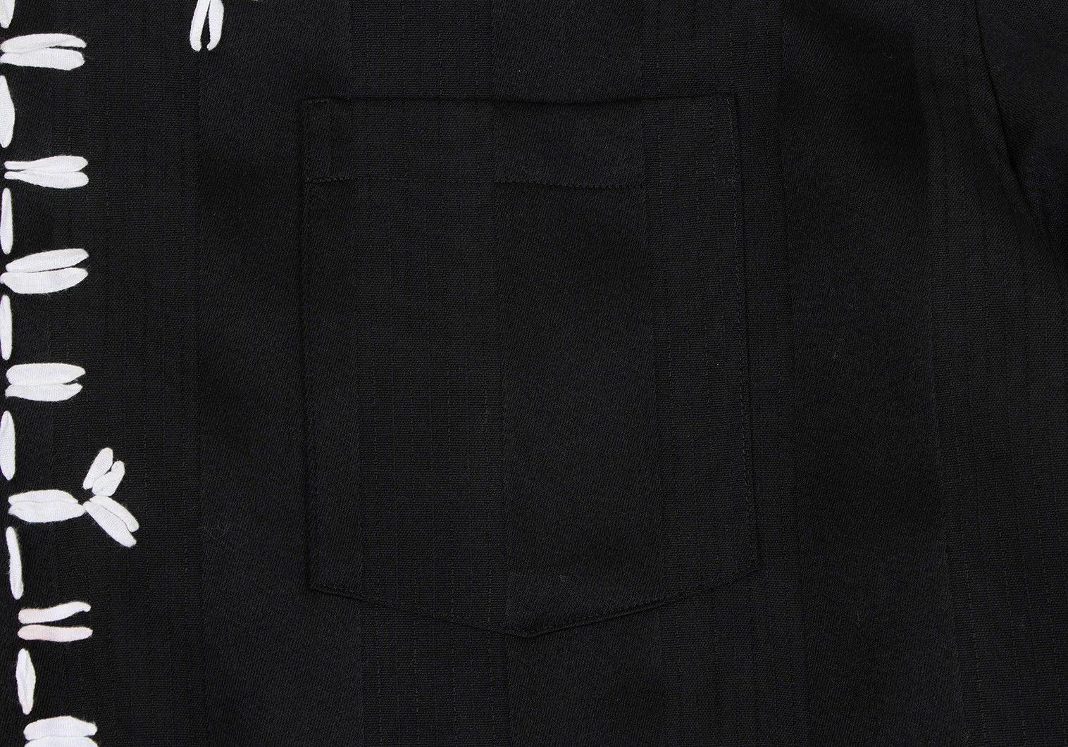 Yohji Yamamoto Yohji Yamamoto Stripe Jacquard V-Neck Top Size US M / EU 48-50 / 2 - 6 Thumbnail