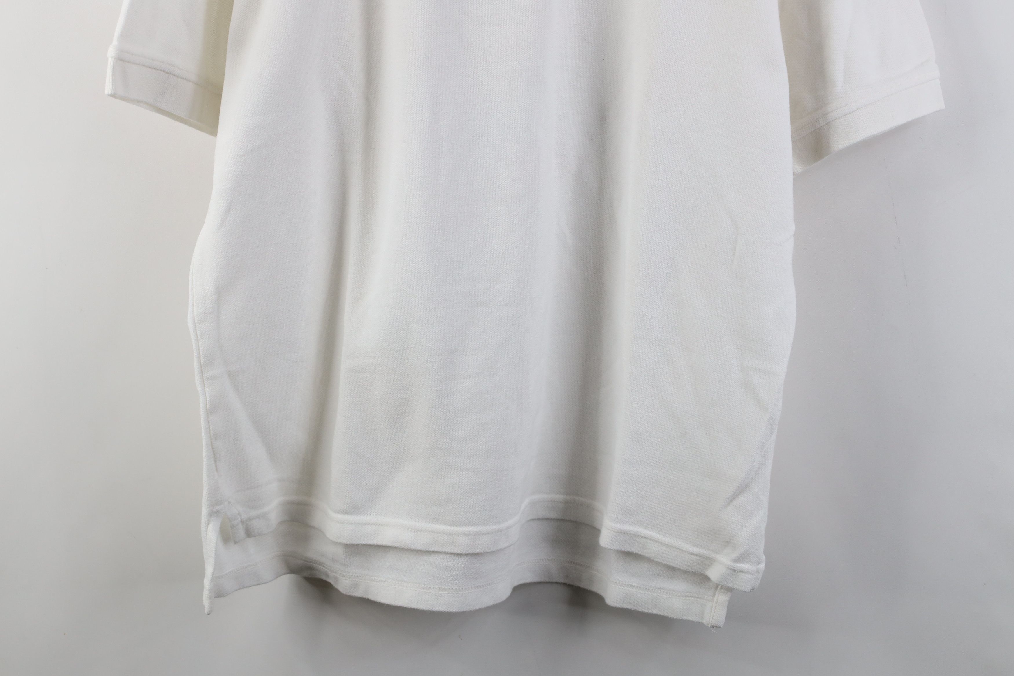 Reebok Vintage 90s Reebok Logo Pique Cotton Knit Golf Polo White Size US L / EU 52-54 / 3 - 3 Thumbnail