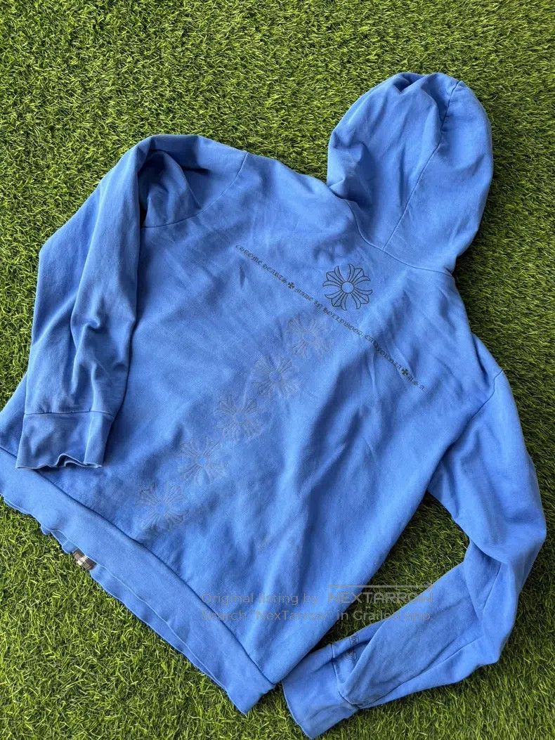Chrome Hearts CHROME HEARTS Size S Blue hoodie Size US S / EU 44-46 / 1 - 2 Thumbnail
