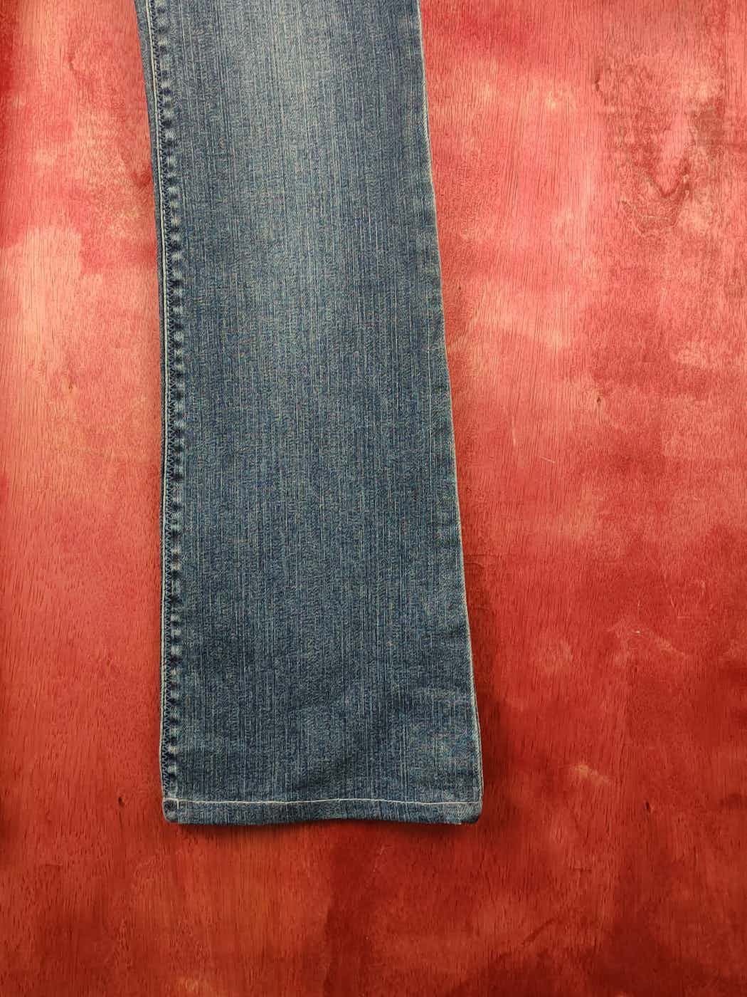 Japanese Brand Sportiff Dark Blue Distressed Multipocket Denim #S1531 Size 27" / US 4 / IT 40 - 14 Thumbnail